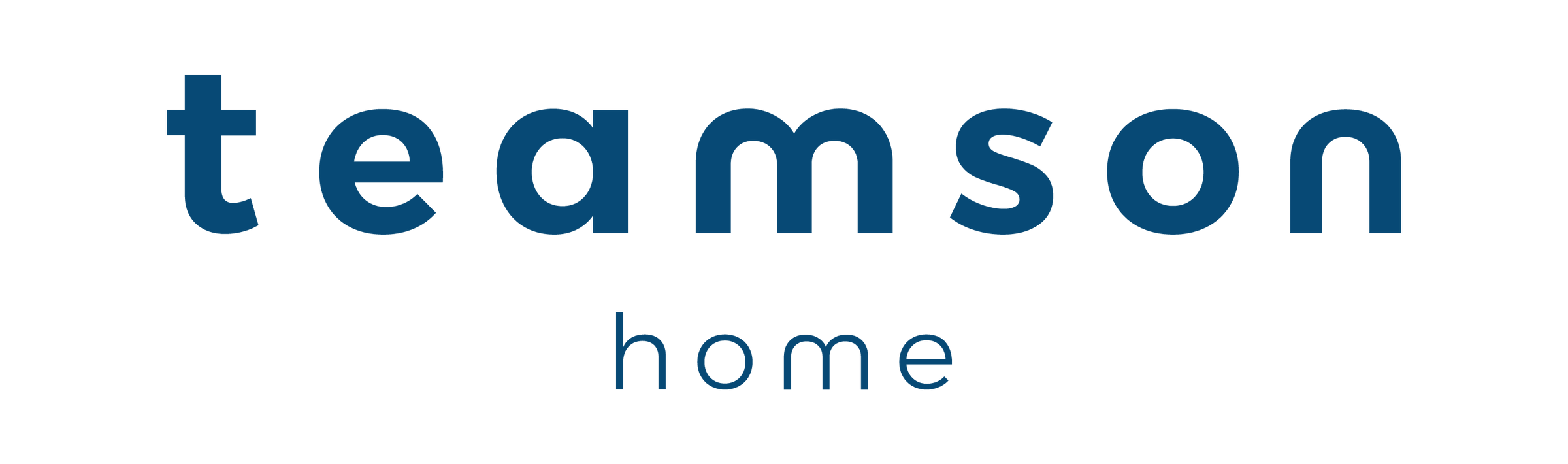 teamson home logo in navy blue lowercase monteserrat