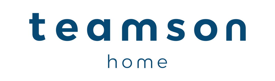 teamson home logo in navy blue lowercase monteserrat