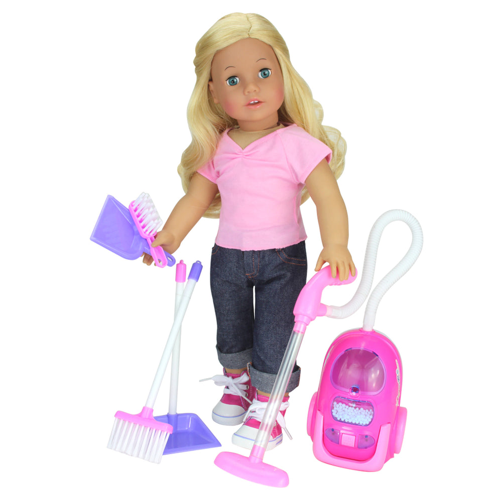 Sophia's - 18" Doll - Vacuum Cleaner Set - Pink