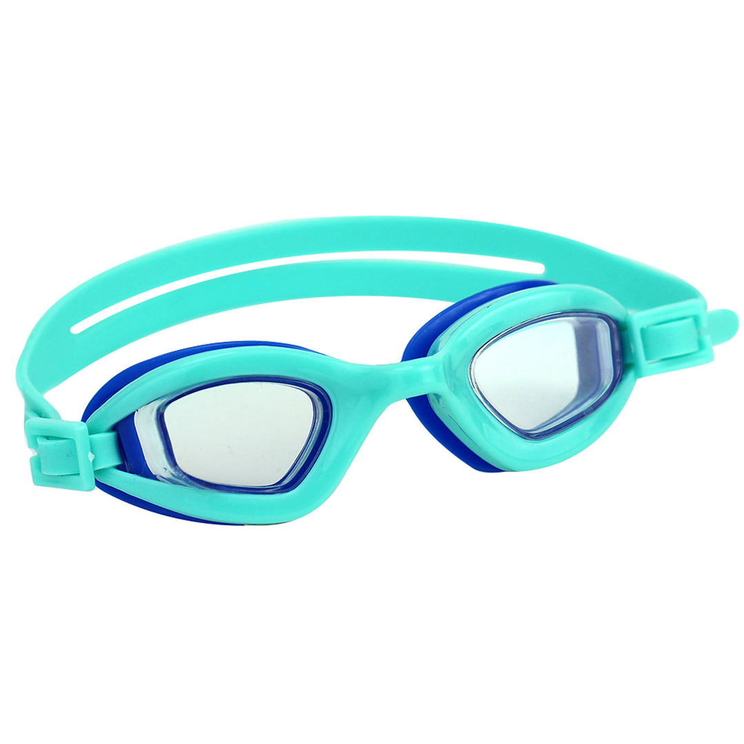 Sophia’s Two-Tone Gender-Neutral Realistic Seasonal Summer Swim Goggles Accessory for Beach or Pool Day for 18” Dolls, Aqua