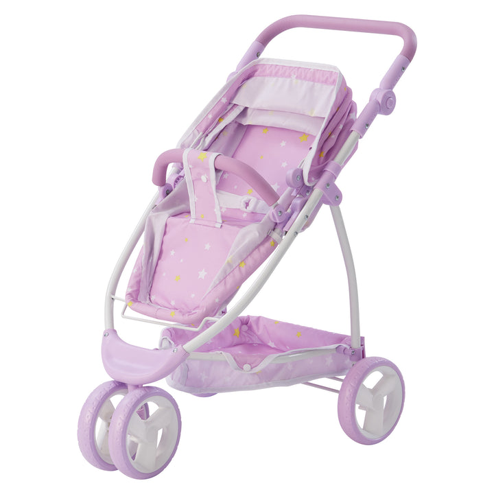 Stroller shown in the forward facing position