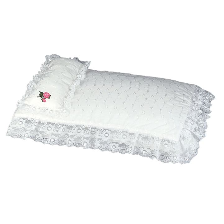 Sophia's - 18" Doll - Eyelet Bedding set - White