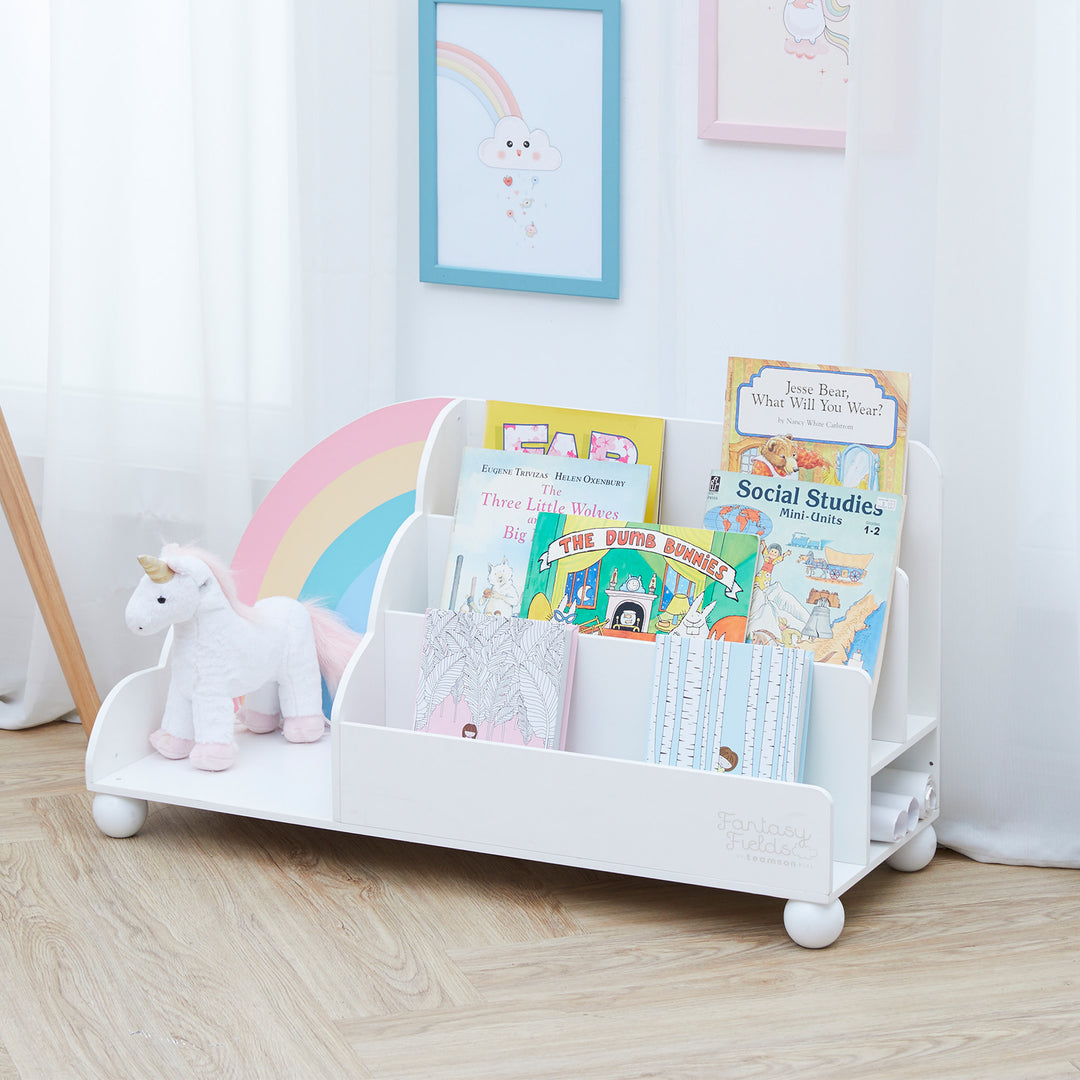 Fantasy Fields  Rainbow Wooden Display Bookcase, White