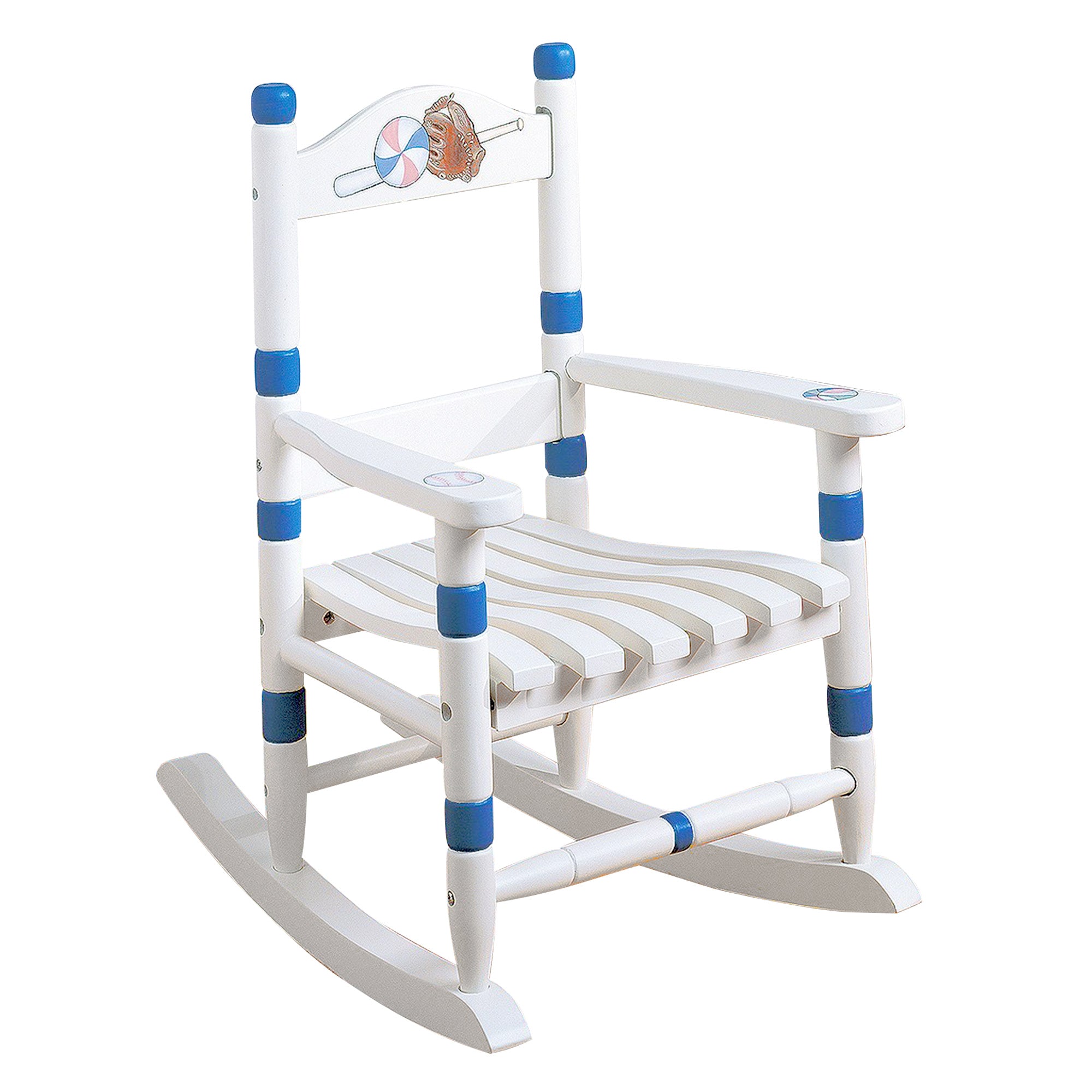 Rocking online baseball chair