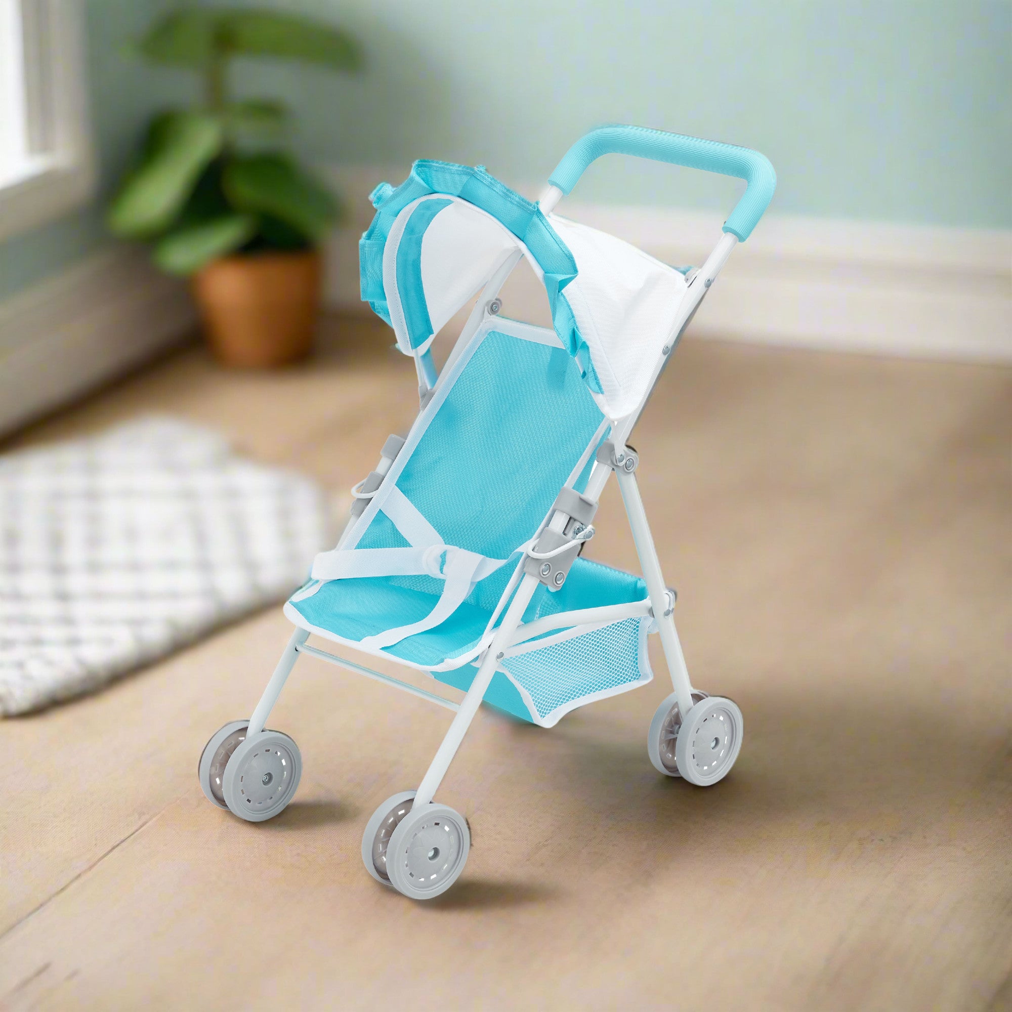Olivia's Little World Baby Doll 3pc Nursery Set, Blue