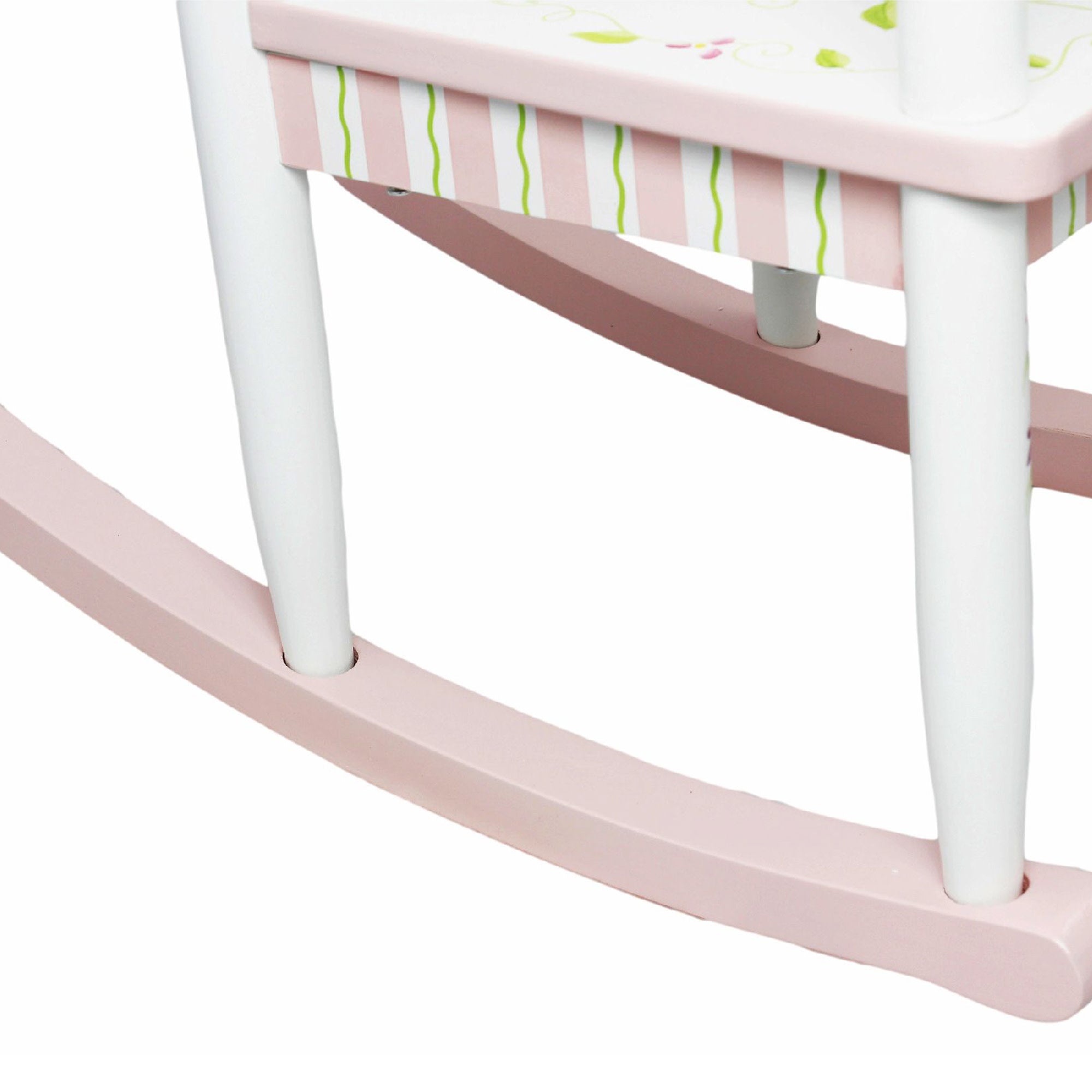 FANTASY FIELDS PRINCESS AND FROG ROCKING CHAIR, WHITE/PINK