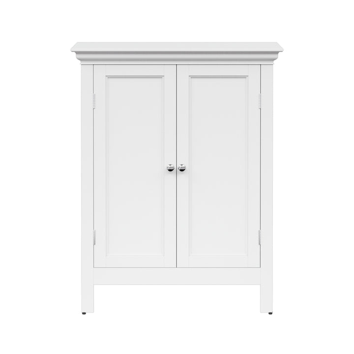 Teamson Home Stratford Freestanding Two-Door Floor Cabinet, White
