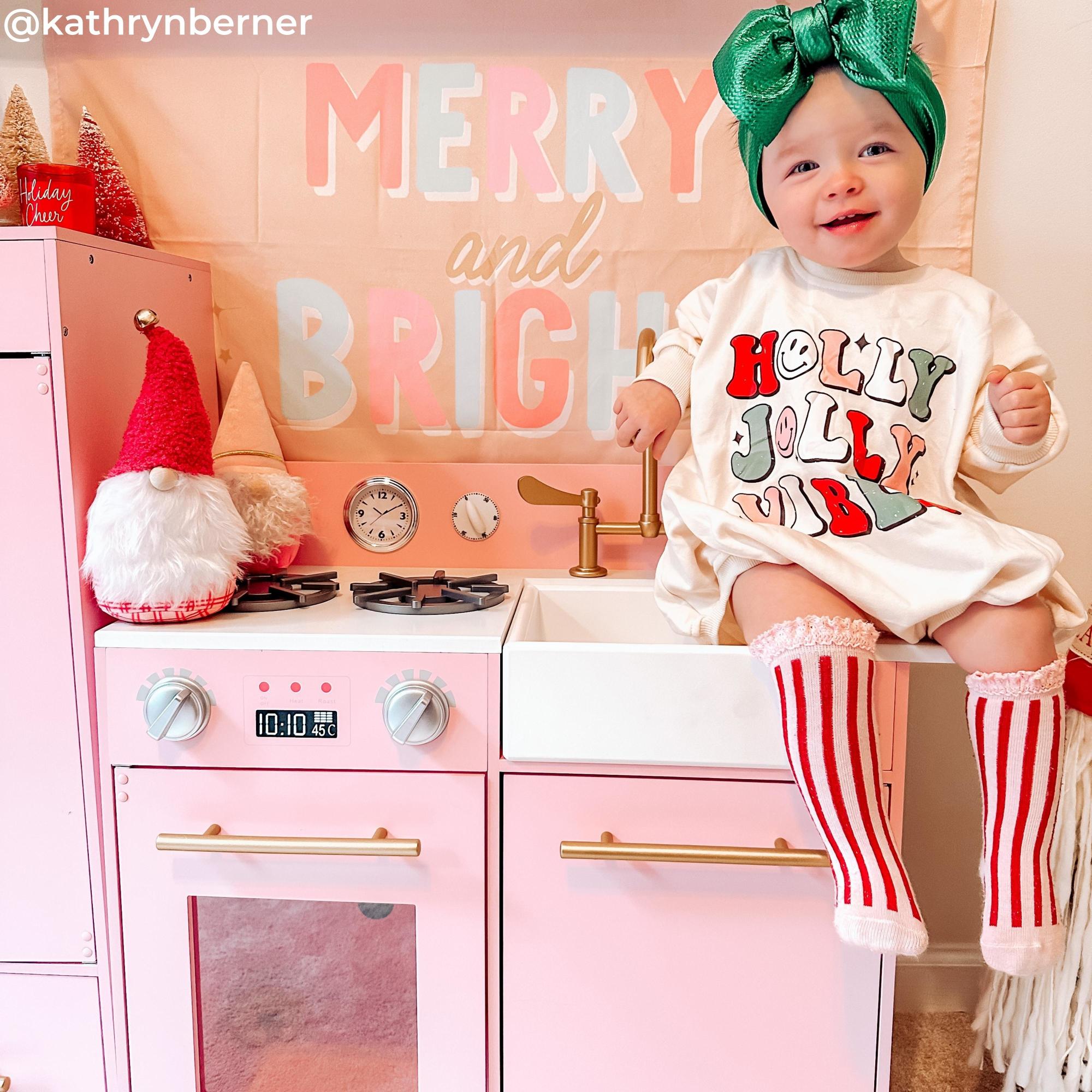 Teamson Kids Little Chef Charlotte Play Kitchen & Refrigerator Set, Pi