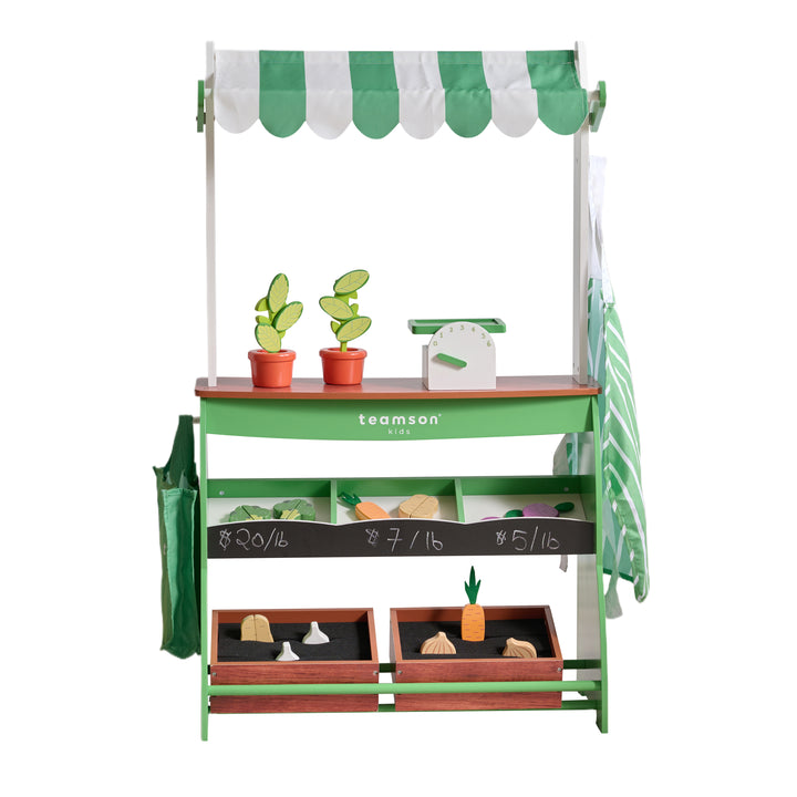 Vermont Farmers Market Stand with Interactive Accessories & Vegetables
