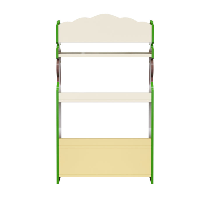 Fantasy Fields Dinosaur Kingdom Bookshelf with Storage Drawer, Multi