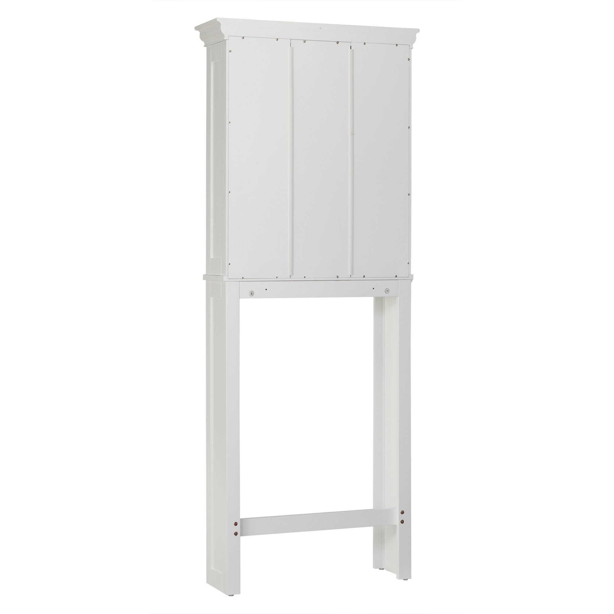Teamson Home Stratford Wooden Space Saver with Shutter Doors, White