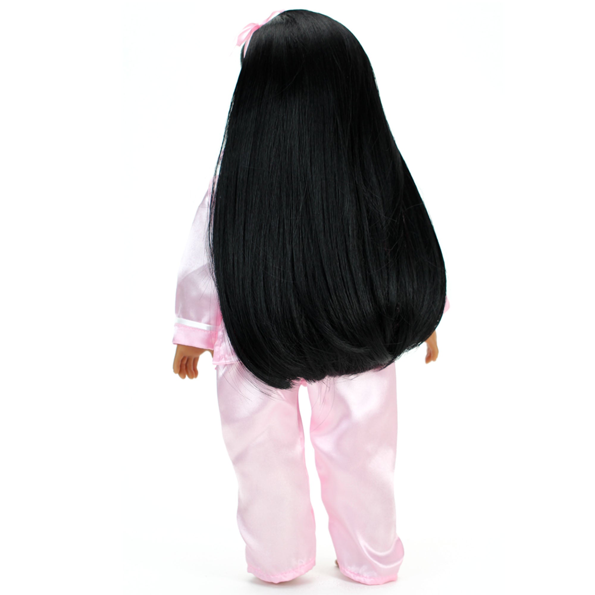 Sophia's Posable 18'' Soft Bodied Vinyl Doll "Julia" with Brown Hair and Brown Eyes in a Display Box, Medium Skin Tone
