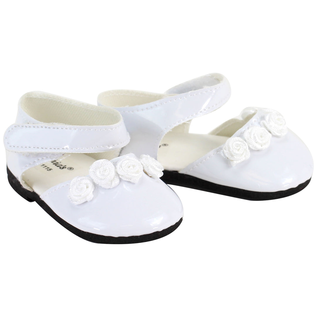 Sophia's - 18" Doll - Ankle Strap Dress Shoes - White
