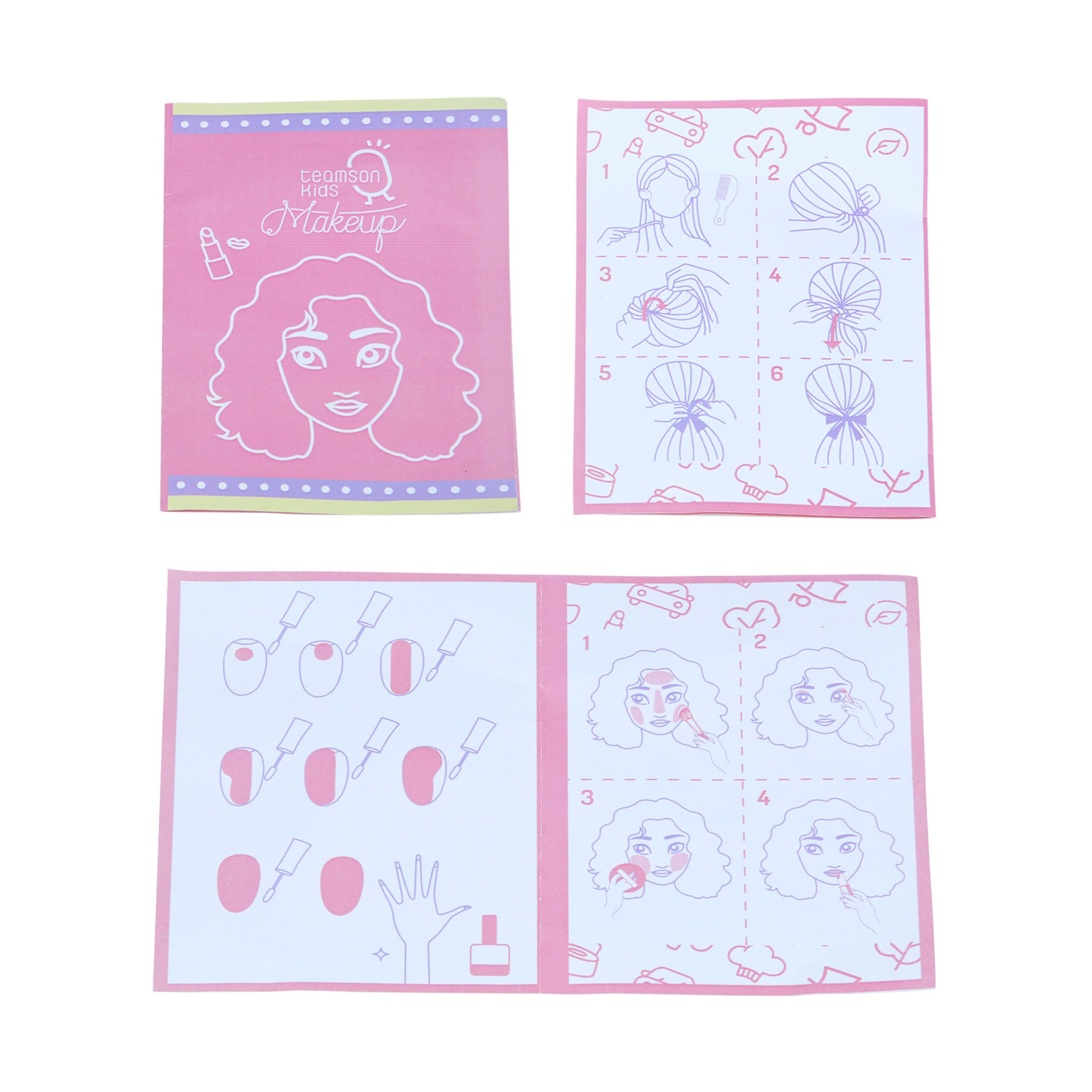 Teamson Kids - Little Dreamer Rainbow Tabletop Vanity Toys - Pink