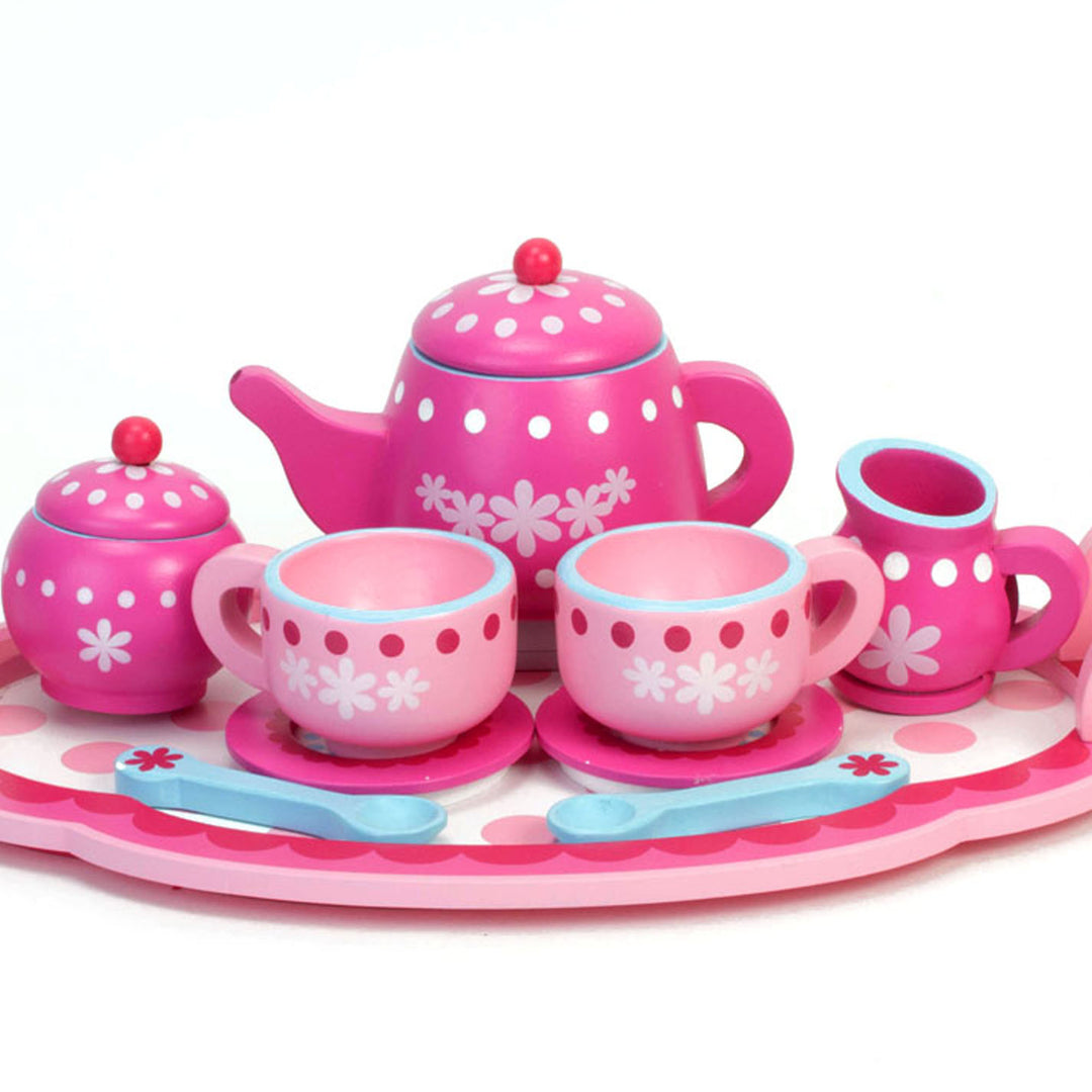 Sophia's - Wooden Tea Set - Pink