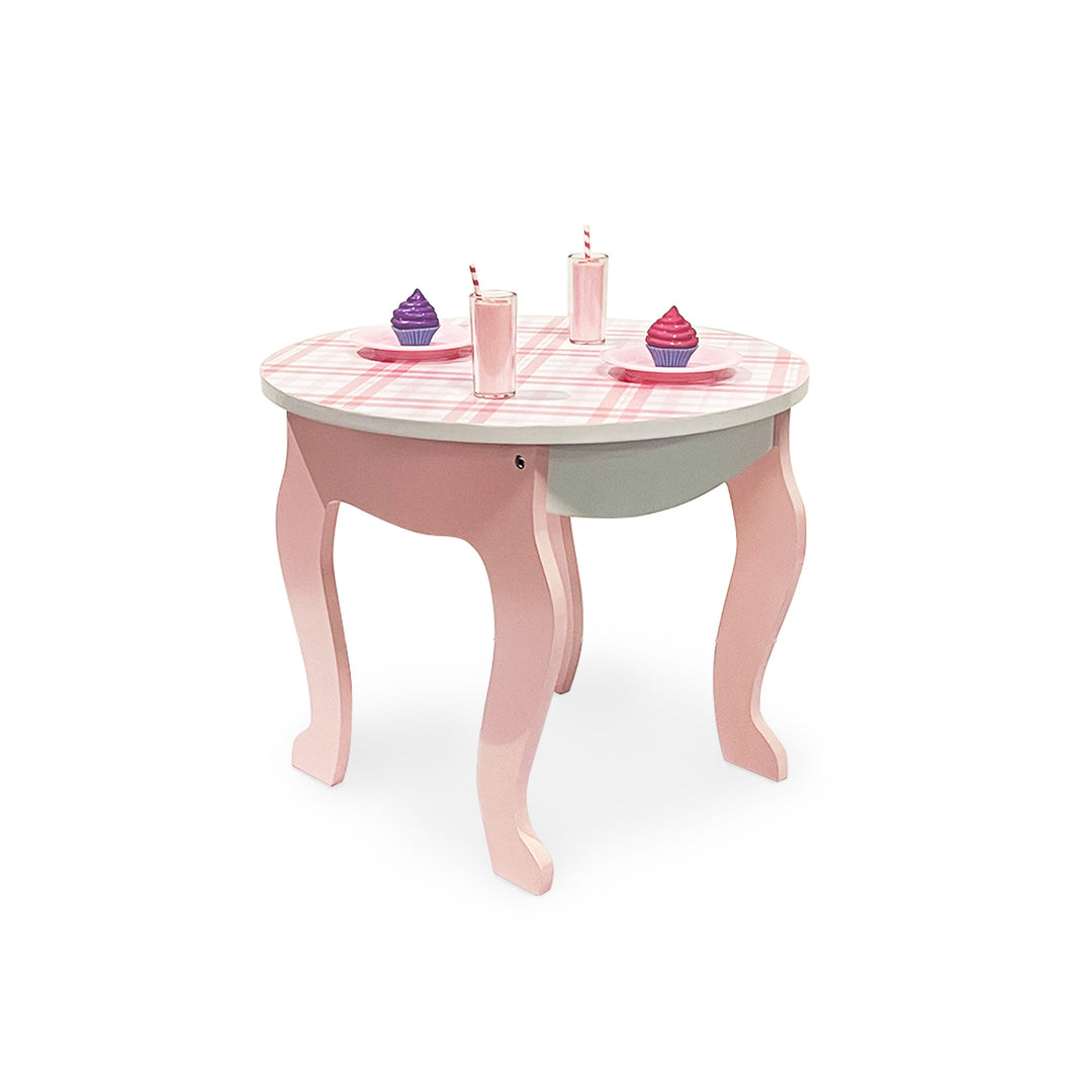 Sophia's Aurora Princess Decorative Table with Desserts and Accessories for 18" Dolls, Pink