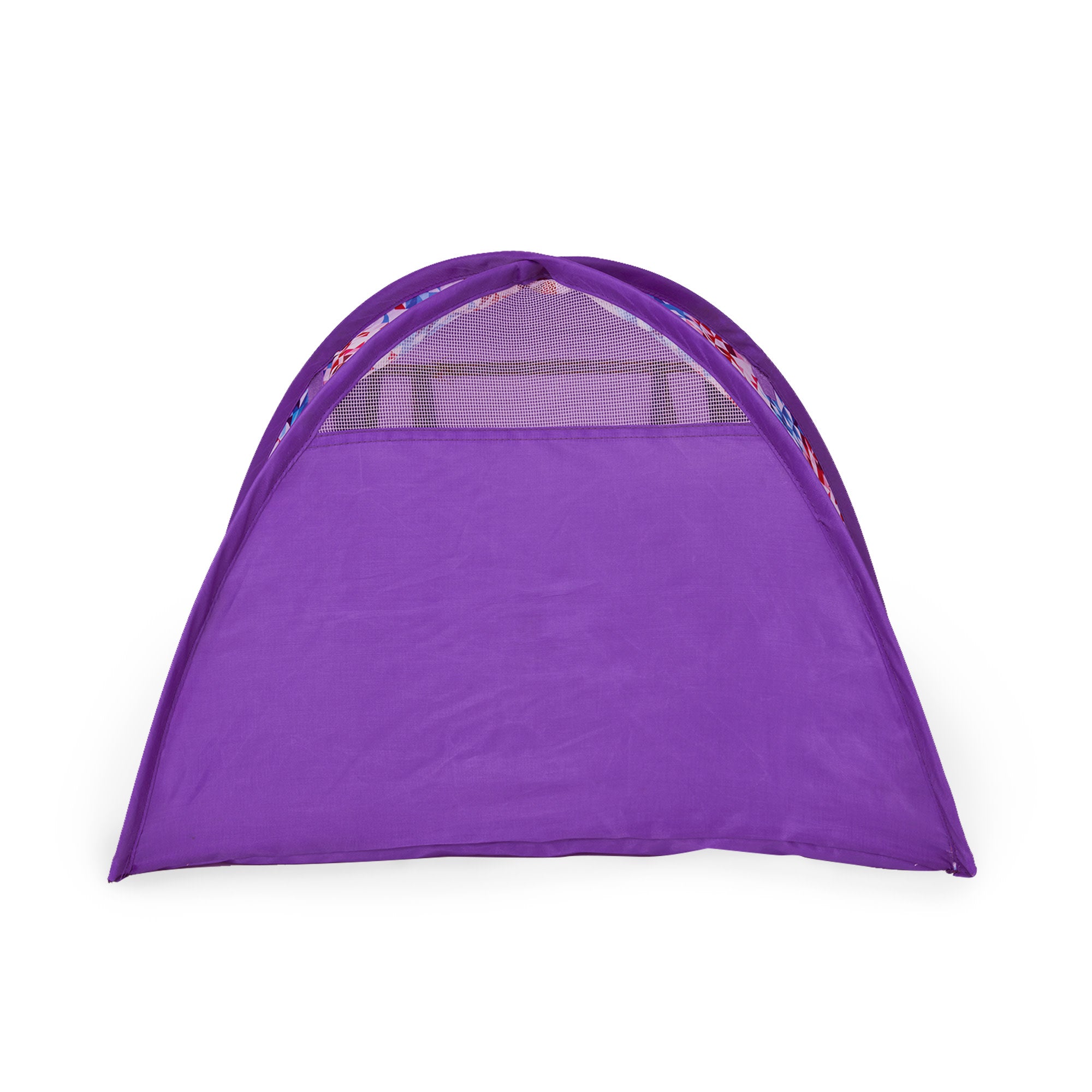 Sophia's by Teamson Kids Camping Tent and Sleeping Bag Set for 18" Dolls, Purple/Pink