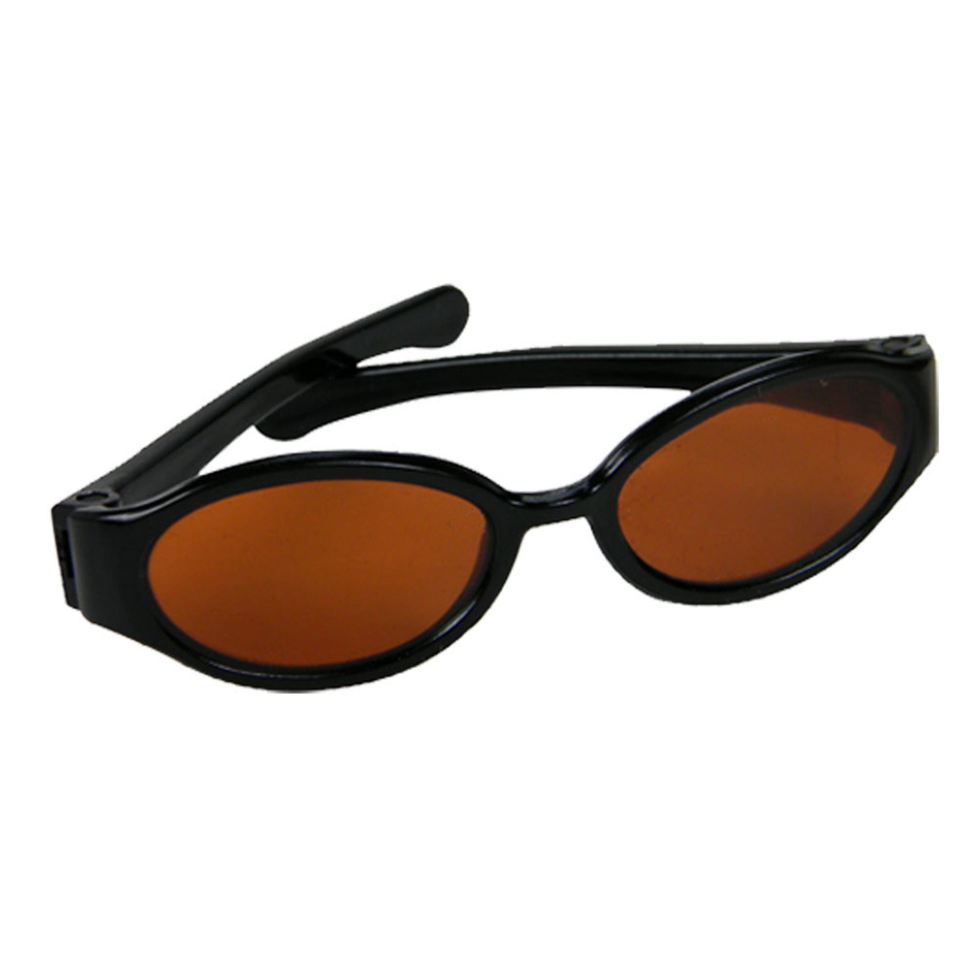 Sophia’s Stylish Gender-Neutral Solid-Colored Classic Wayfarer-Inspired Plastic Frame Sunglasses Accessory for 18” Dolls, Black