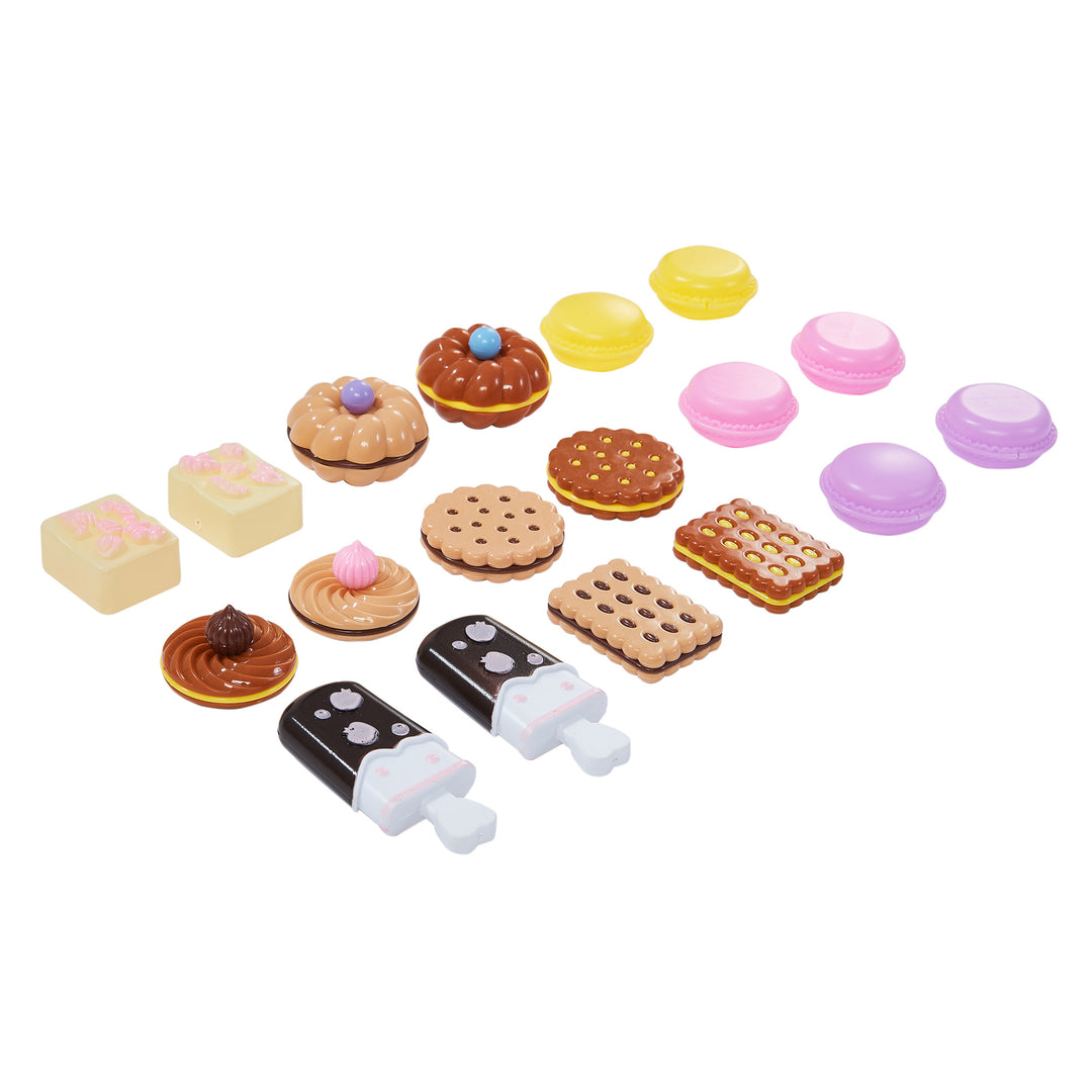 Included treats feature cookies, cakes, popsicles and more.