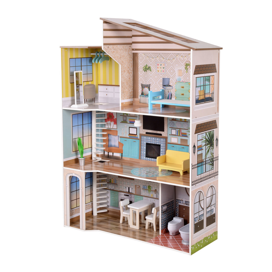 Olivia's Little World - Dreamland Mediterranean Doll House - Multicolor