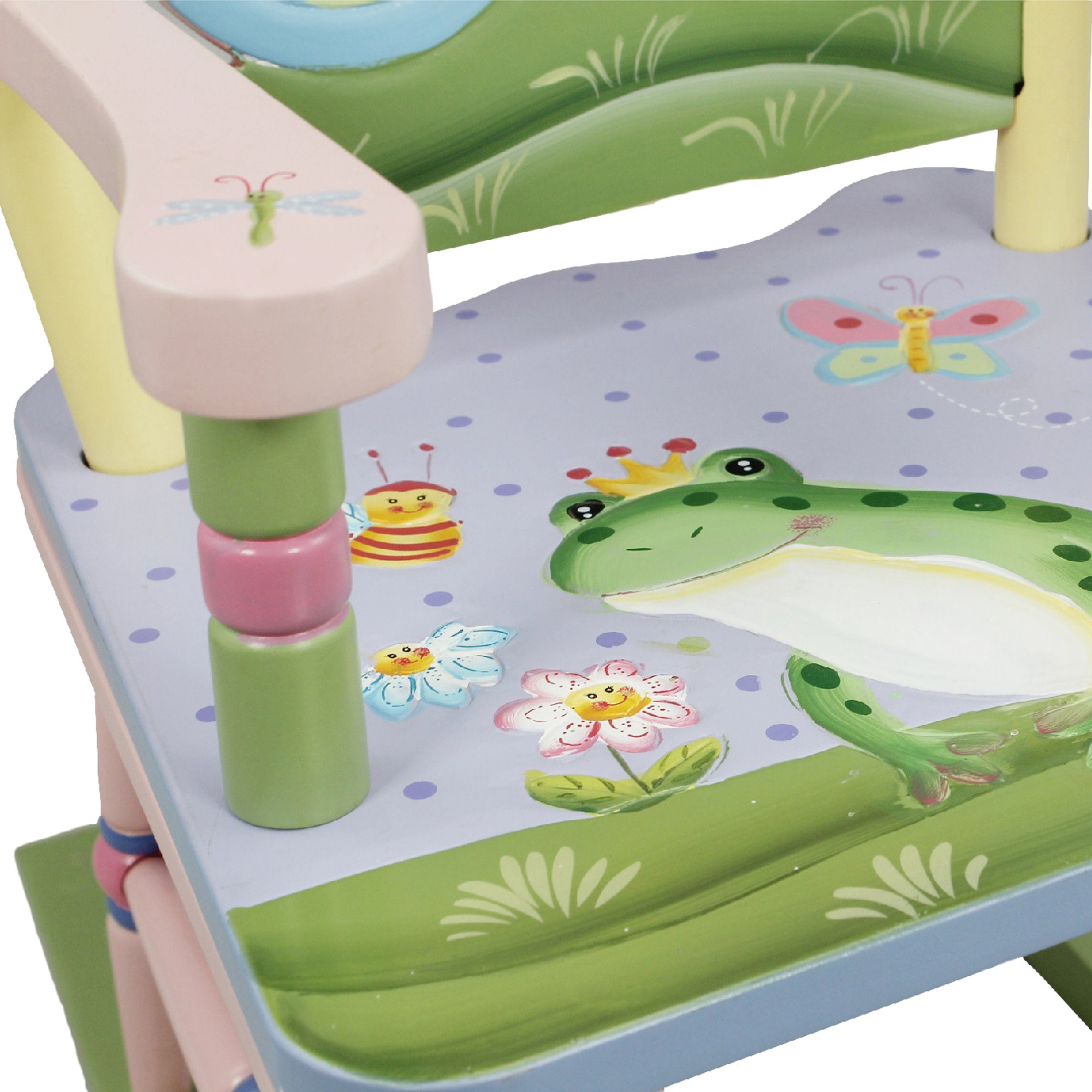 Fantasy Fields Magic Garden, Kids Decorative, Painted, Wooden Rocking Chair, Multicolor
