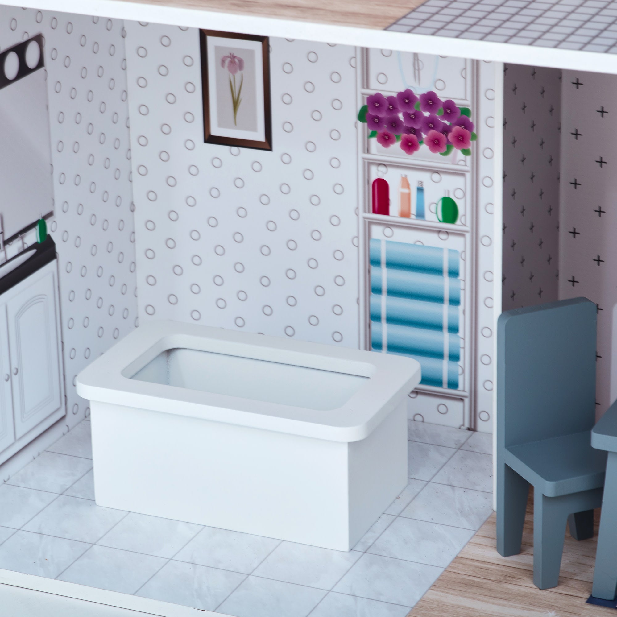 Olivia's Little World -Open Space Modern Dollhouse