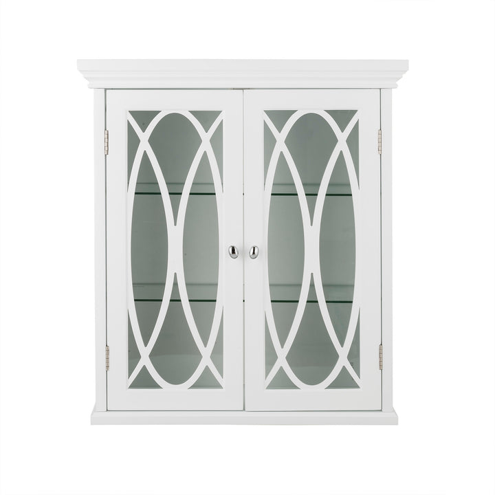 Teamson Home White Florence Removable Wall Cabinet