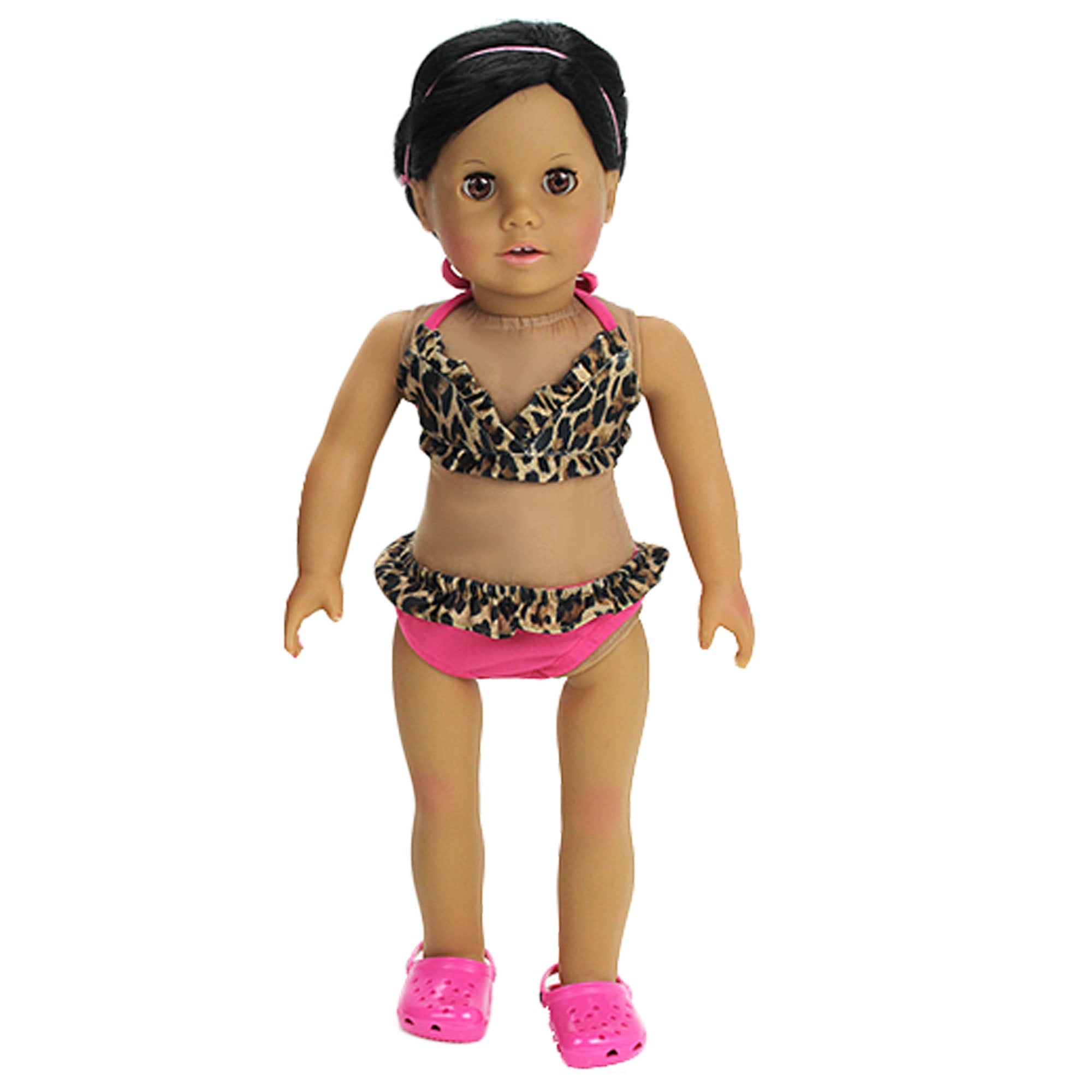 Sophia's - 18" Doll - Polliwog Sandal - Hot Pink
