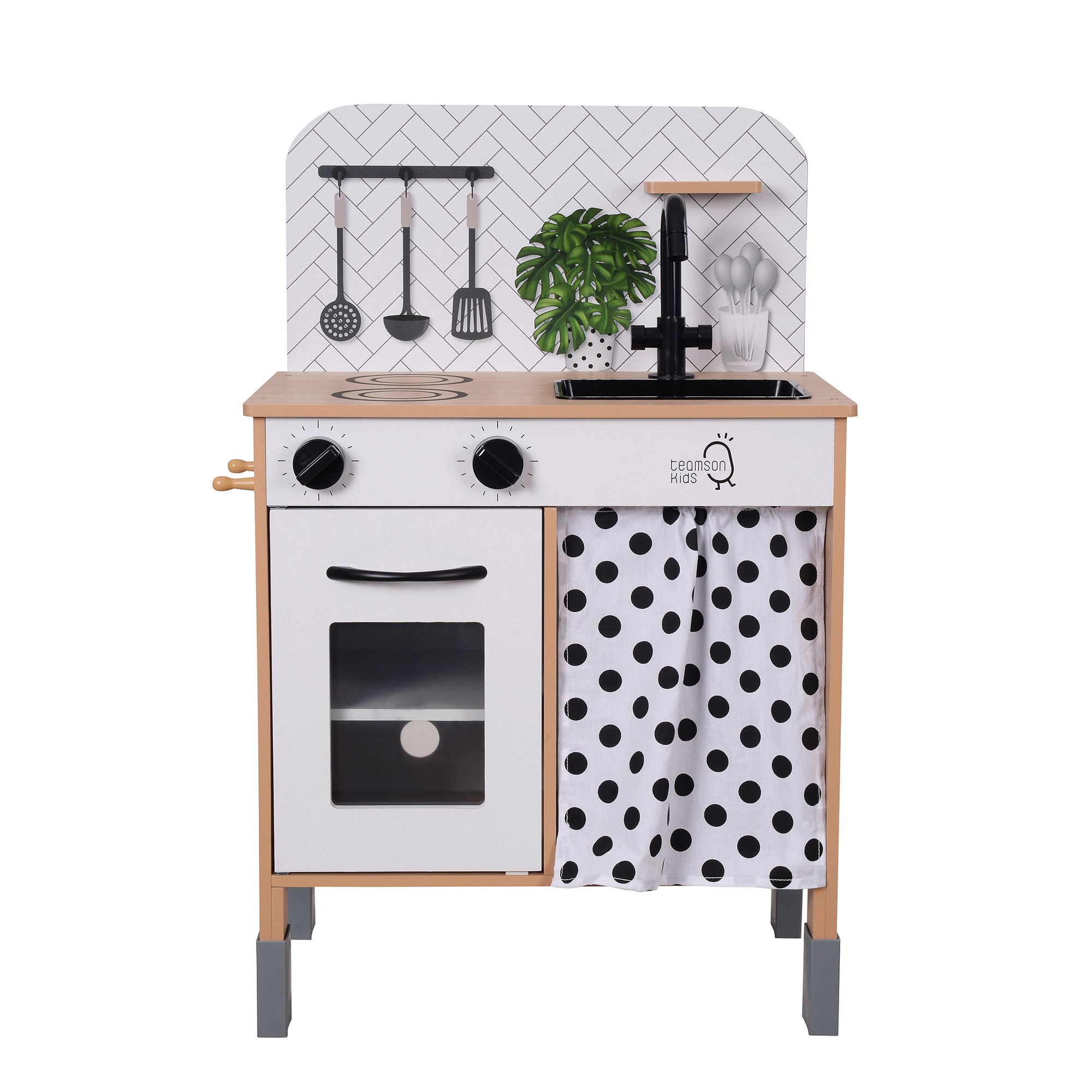 Teamson Kids - Little Chef Philly Modern Play Kitchen - White/wood