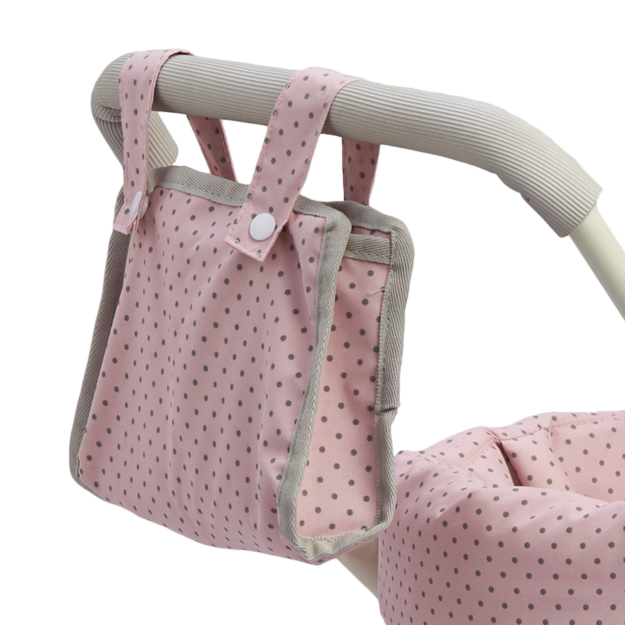 Olivia's Little World Polka Dots Princess Deluxe Baby Doll Stroller, Pink