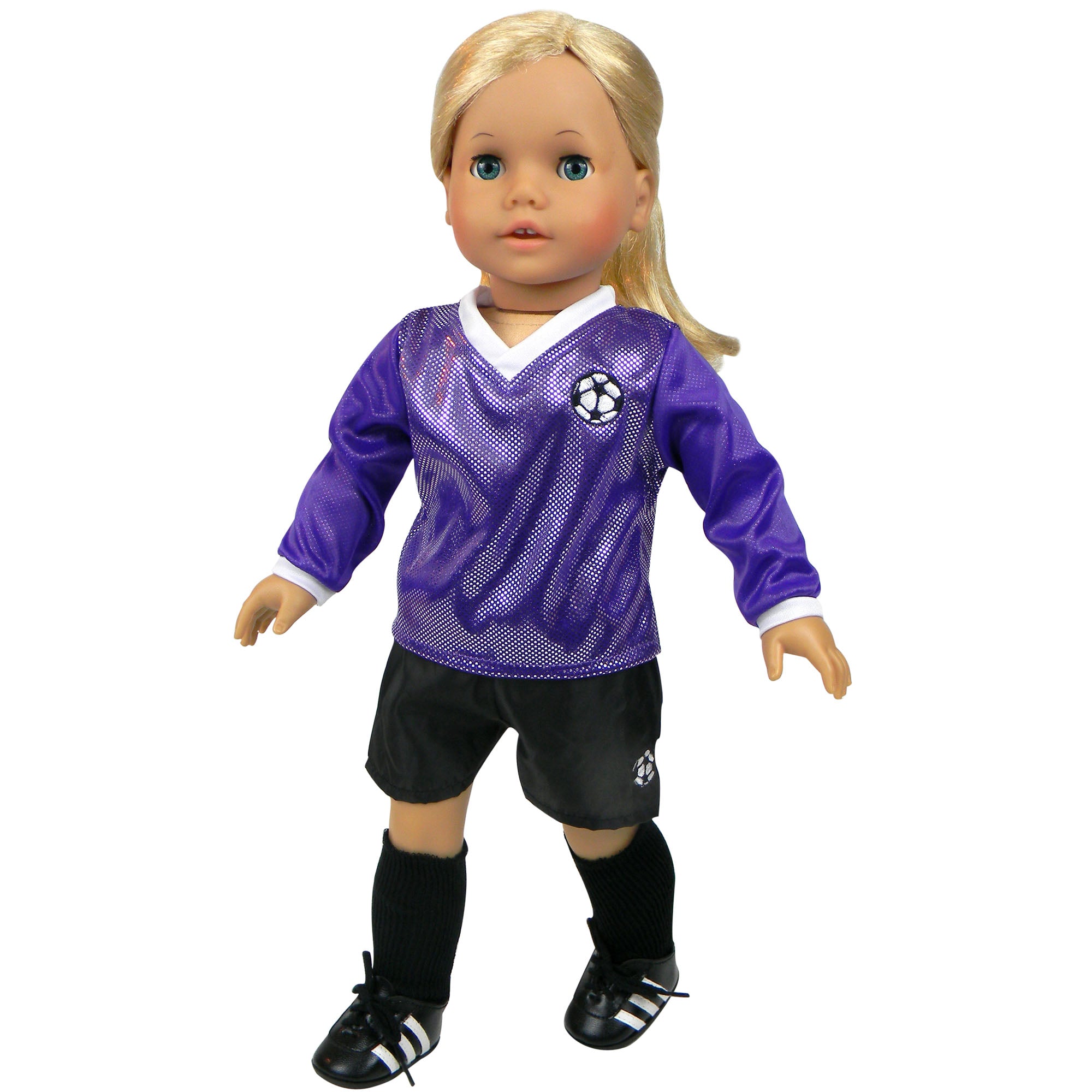 Sophia’s Doll Soccer Outfit 6-Piece Set with Ball for 18" Dolls