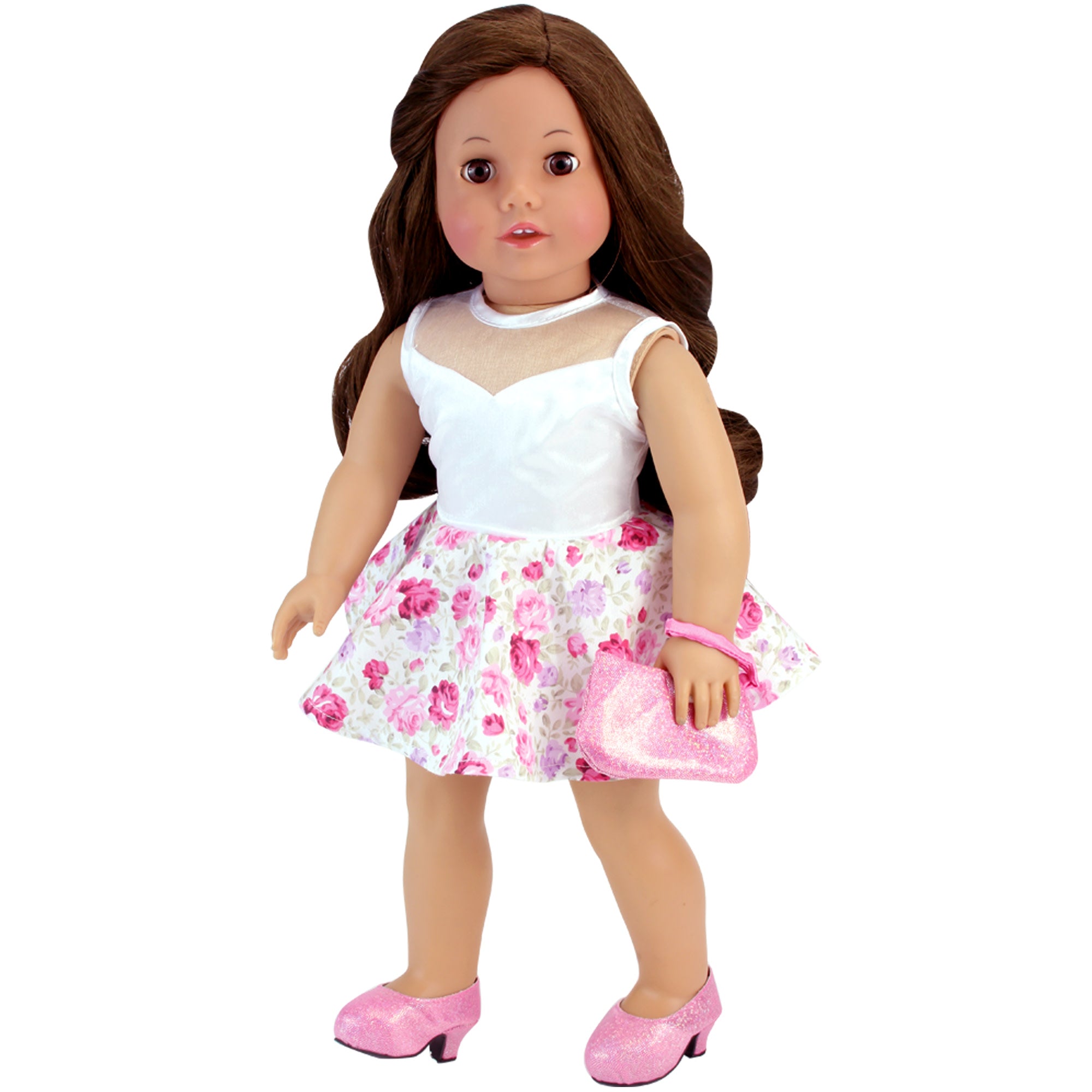 Sophia's - 18" Doll - Platform High Heel - Pink 