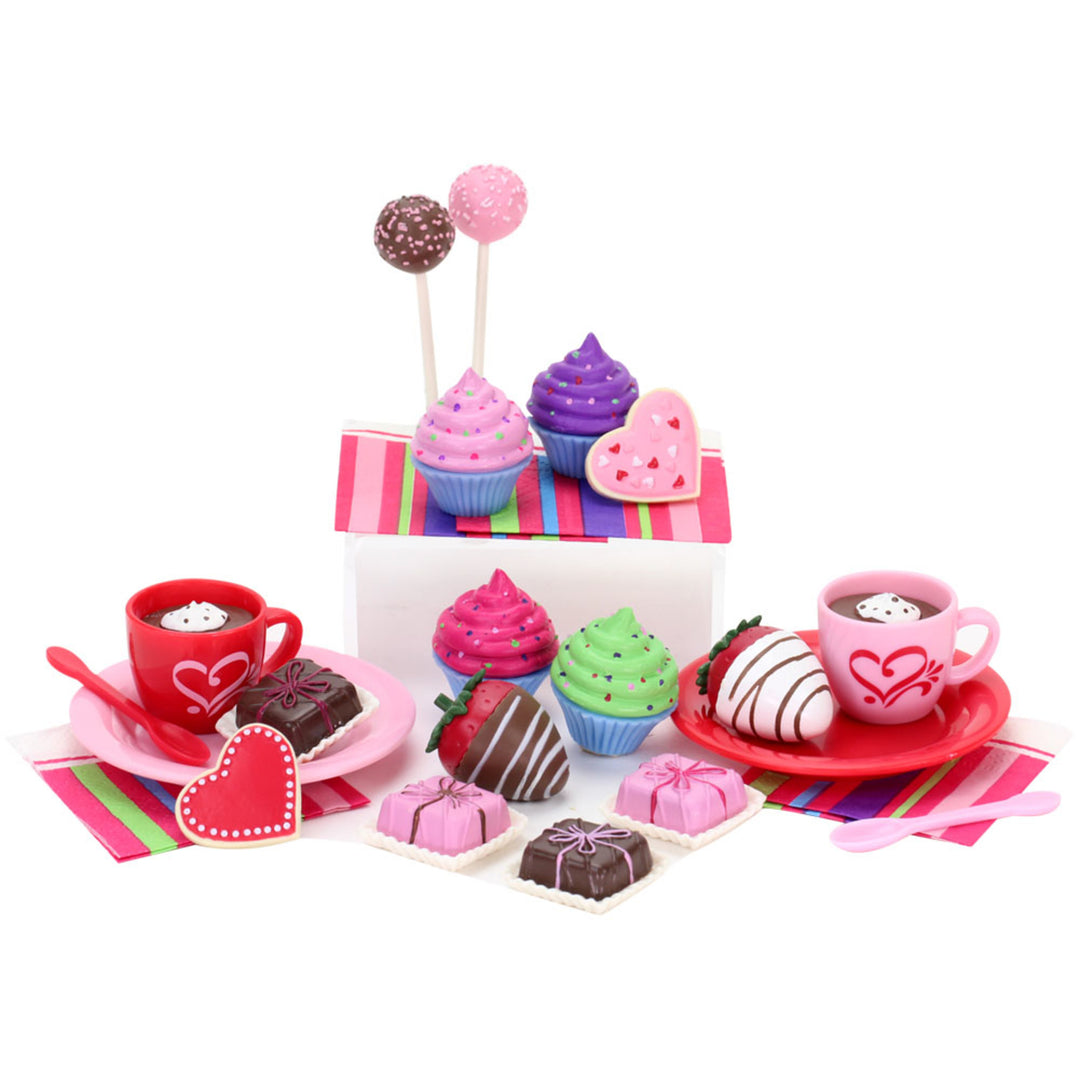 Sophia's 20 Piece Hot Chocolate and Desserts Set for 18" Dolls