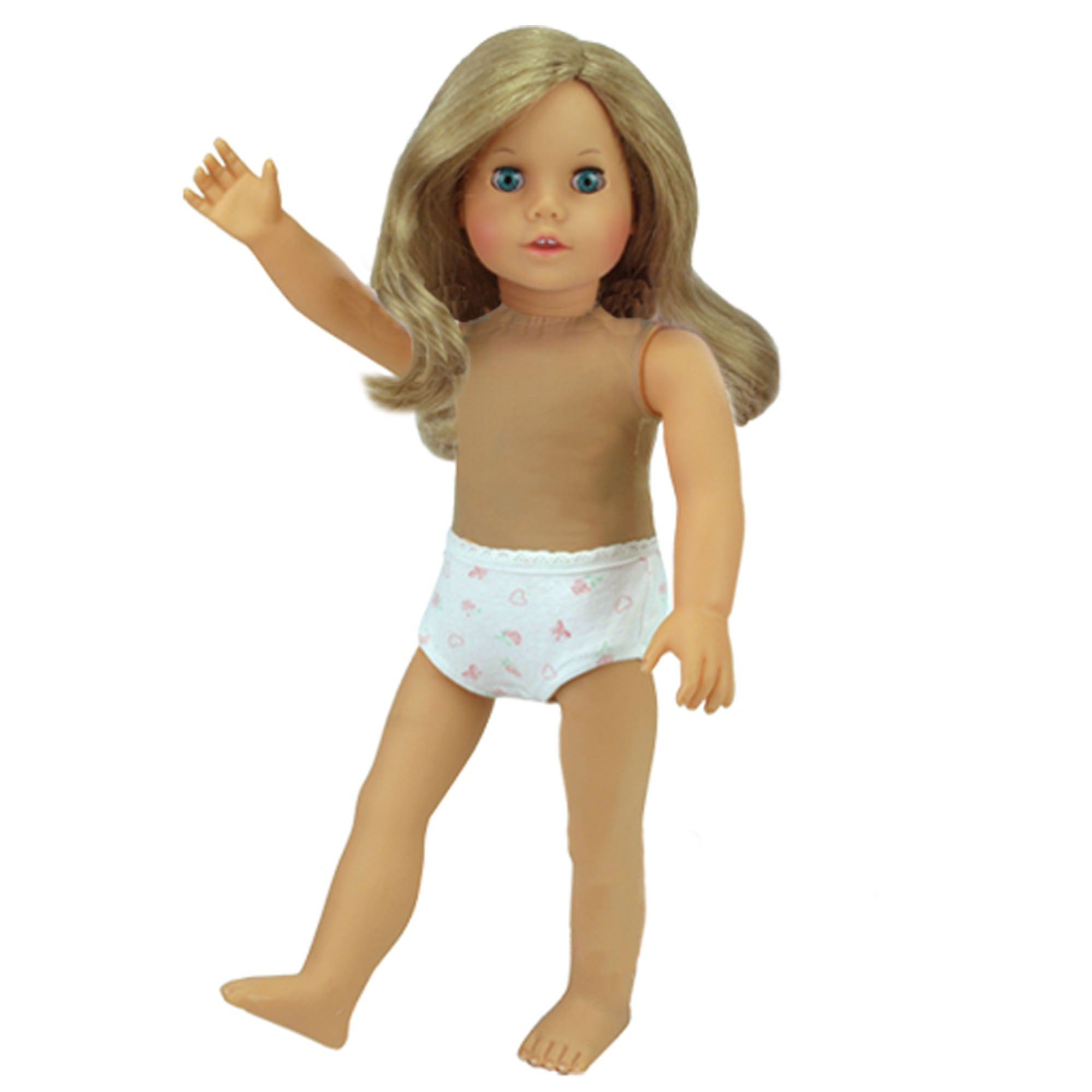 Sophia's Undressed Posable 18'' Soft Bodied Vinyl Doll "Sophia" with Blonde Hair, Blue Eyes, Light Skin Tone