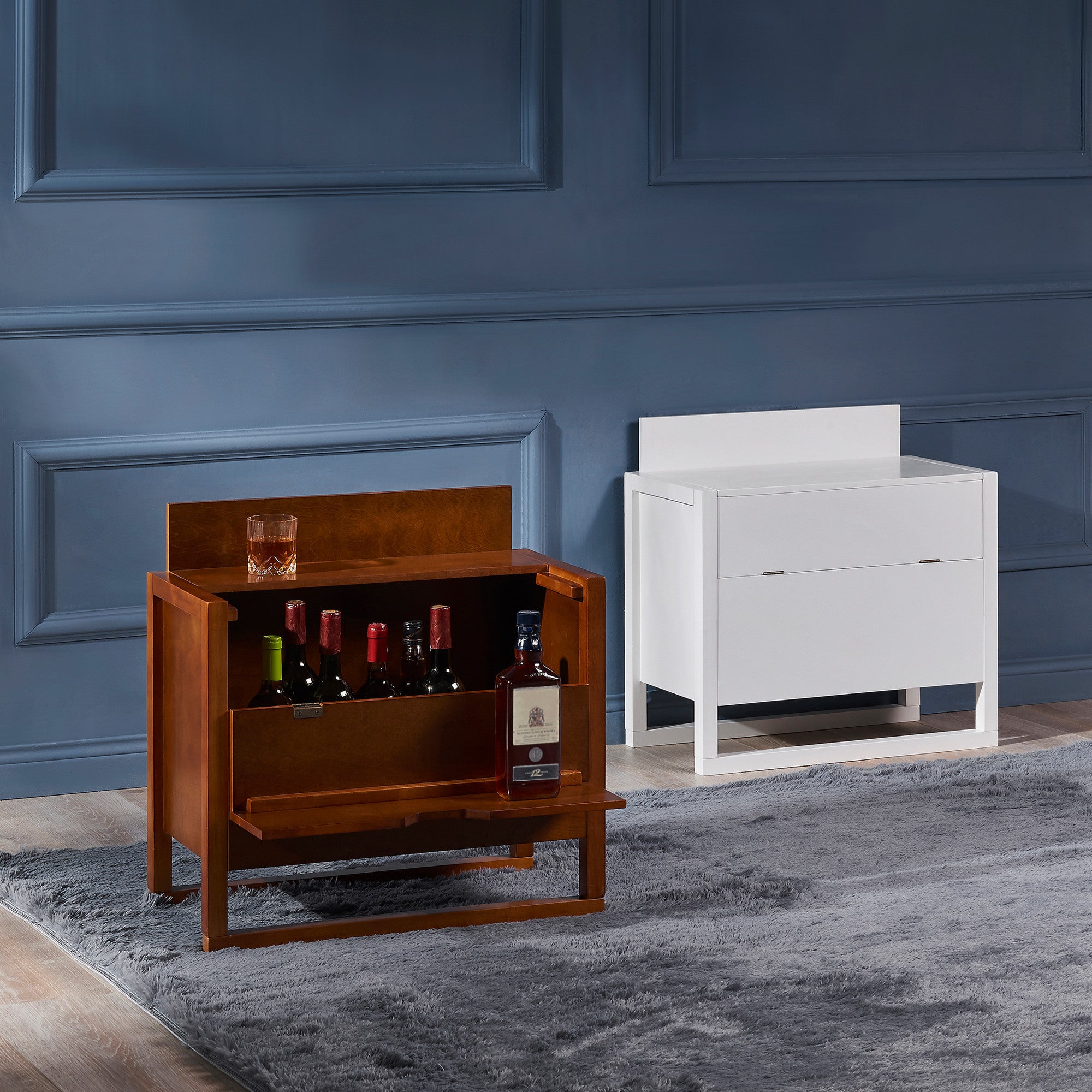 Teamson Home - Raduno Bar Cabinet - Walnut