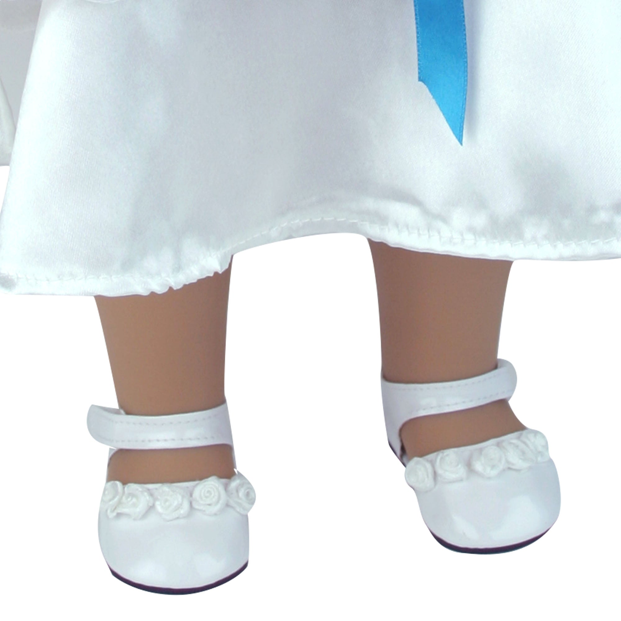 Sophia's - 18" Doll - Ankle Strap Dress Shoes - White