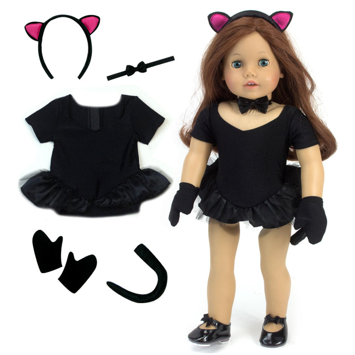 Sophia's Complete Six-Piece Jazz Dance Leotard Kitty Cat Costume