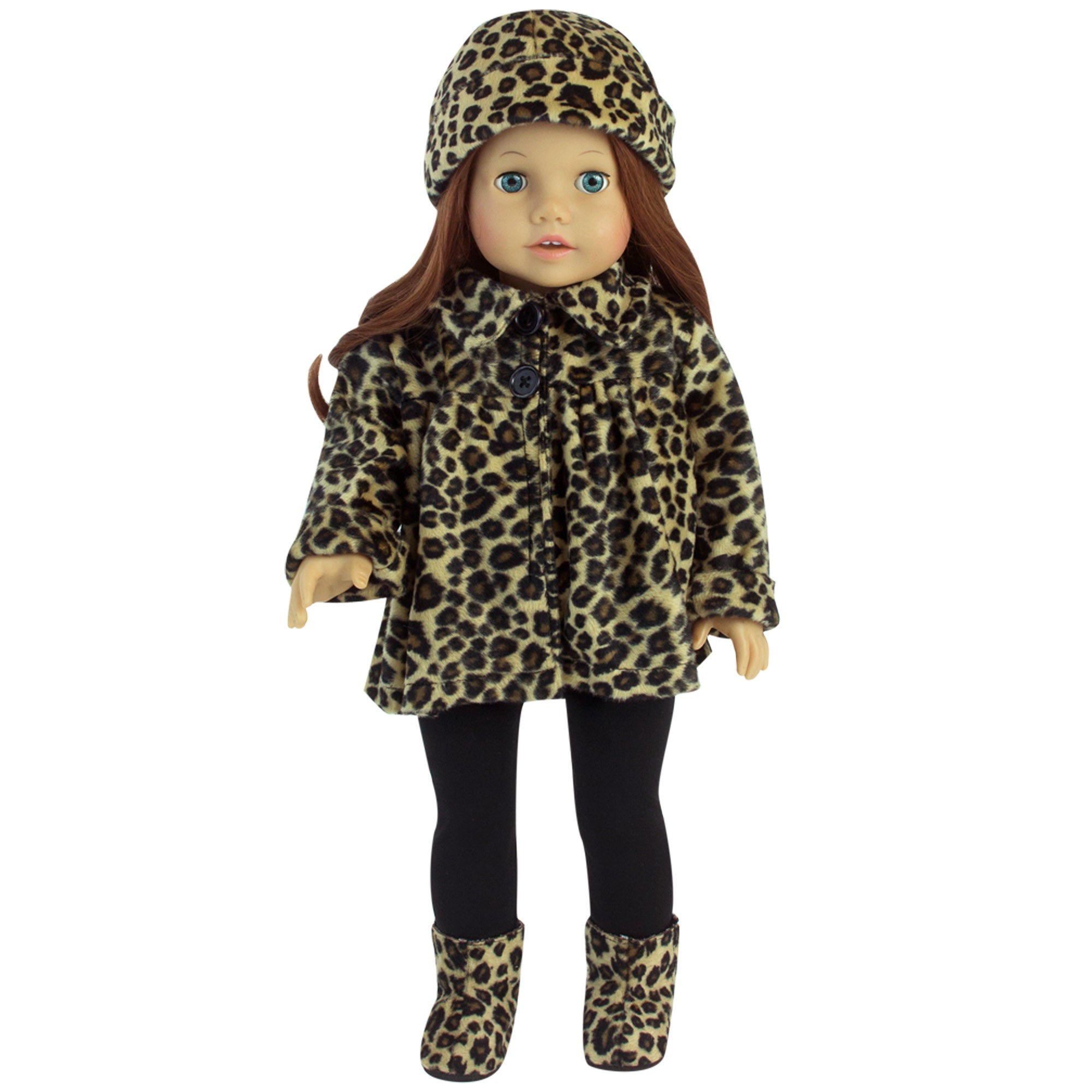 Sophia’s Doll Coat, Hat, Leggings, and Boots Set for 18" Dolls