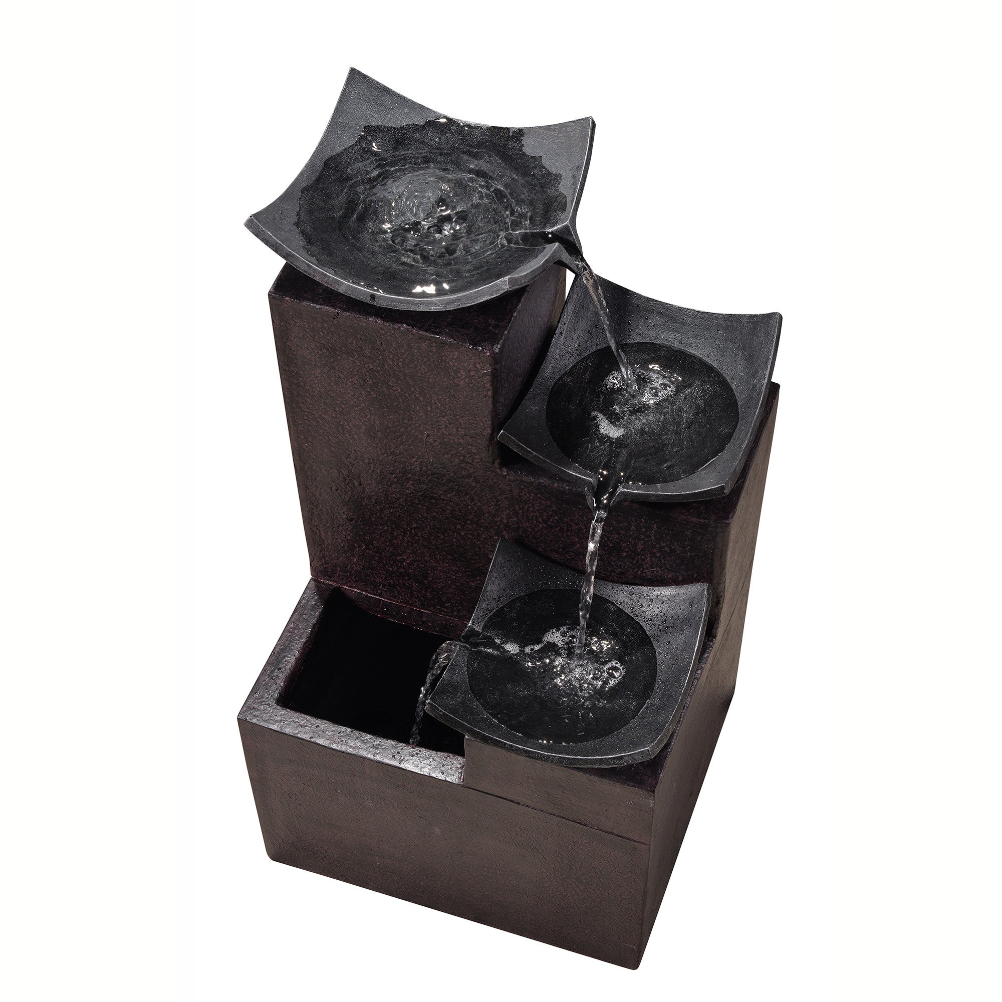 Teamson Home Outdoor Modern Tiered Zen Garden Fountain