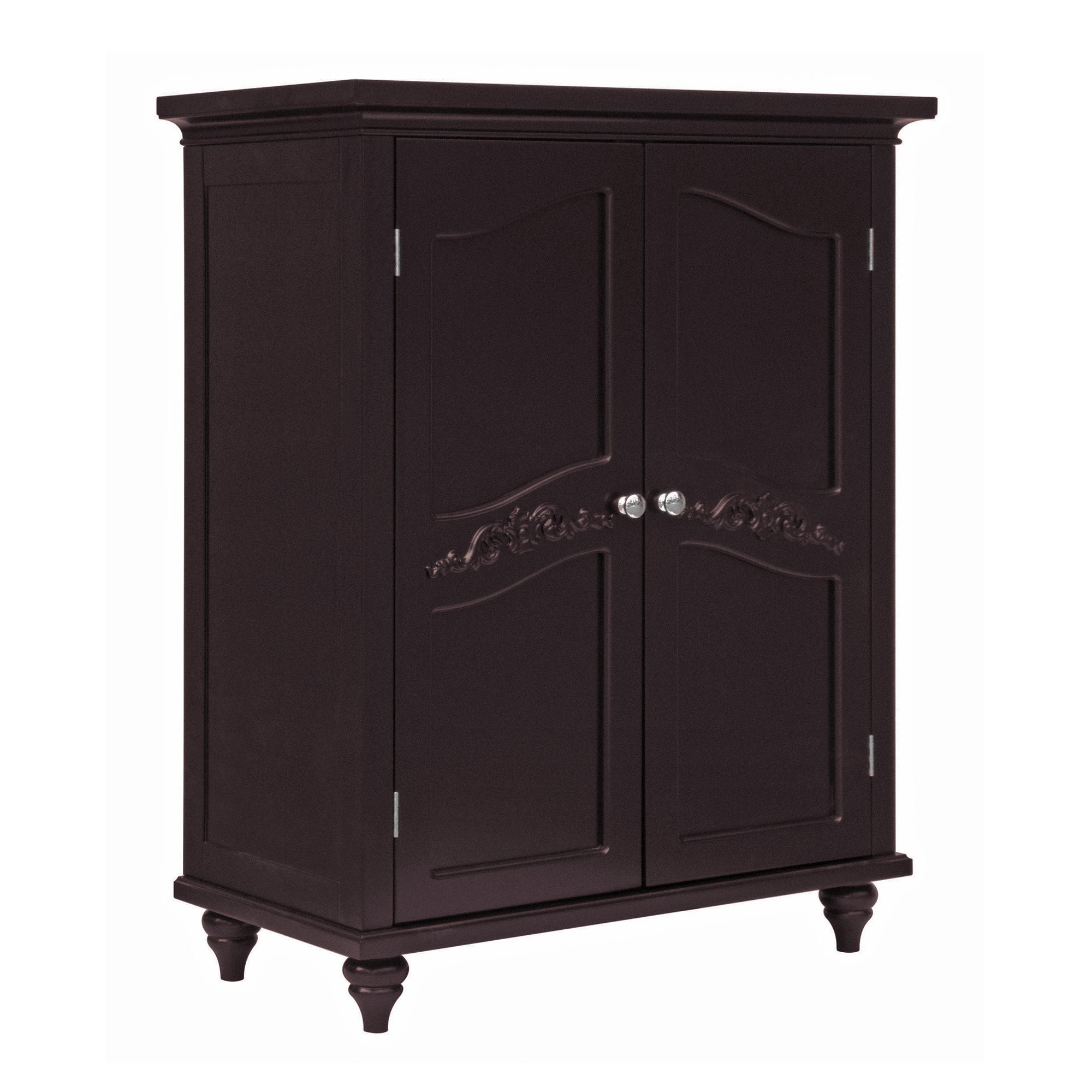Versailles Floor Cabinet with 2 Doors (Dark Espresso)