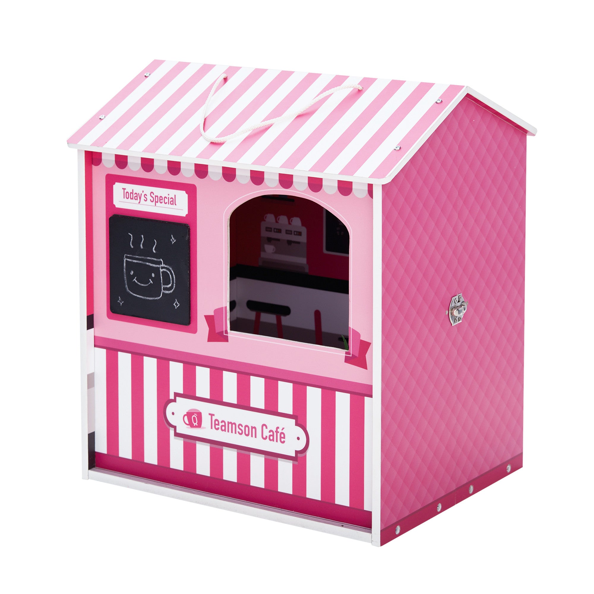 Olivia's Little World Dreamland City Café Dollhouse, Pink
