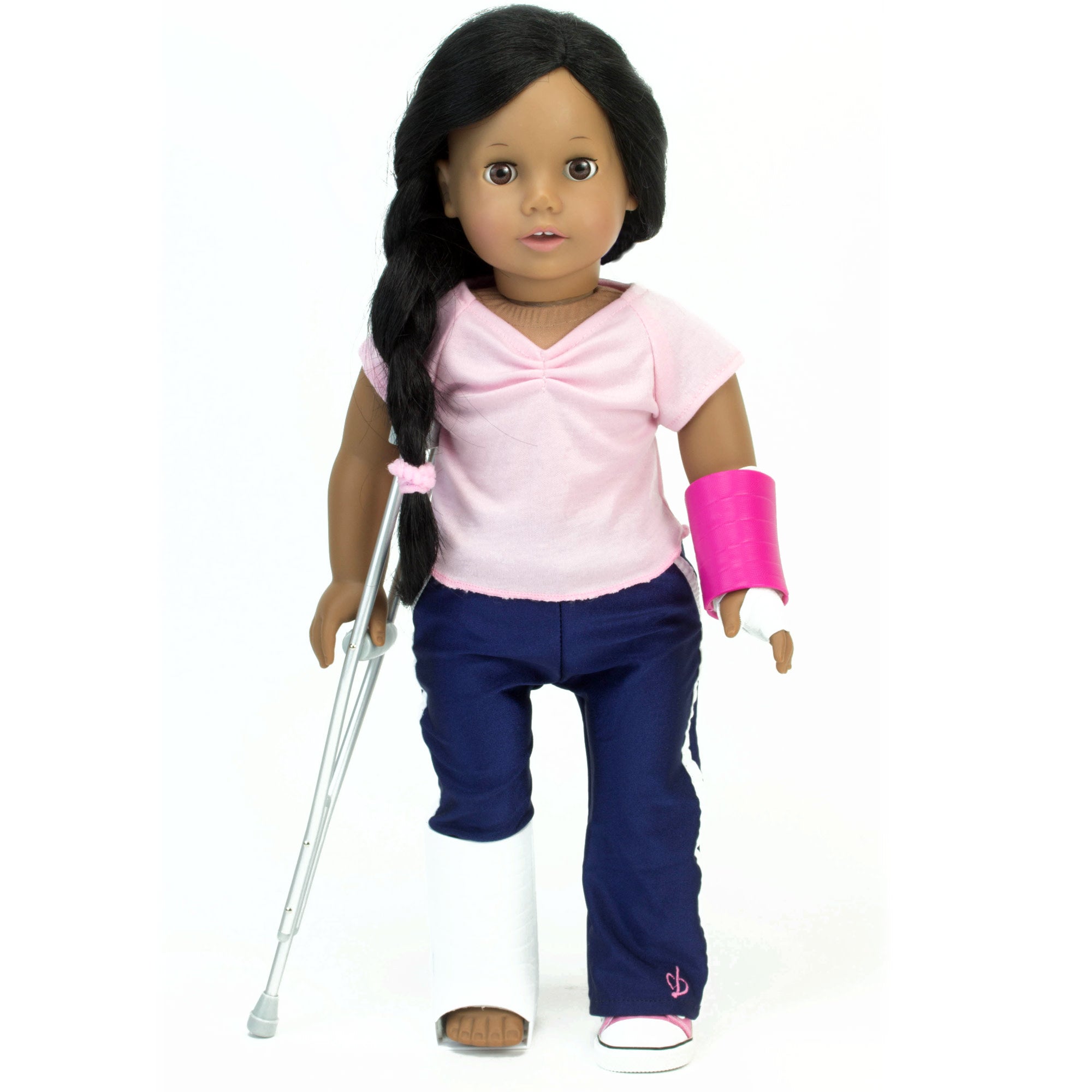 Sophia’s Doll Cast & Crutches Accessories Set for 18" Dolls