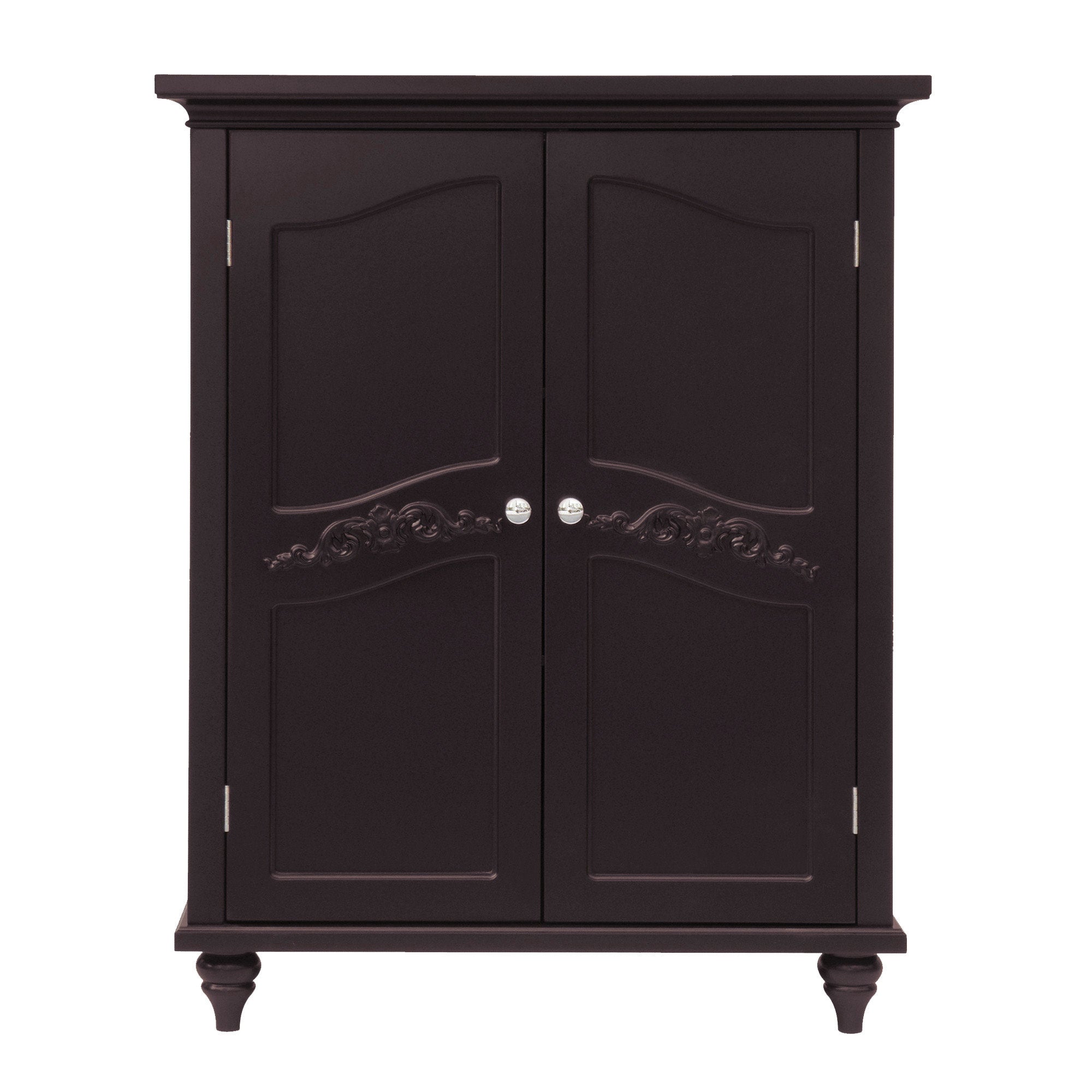 Versailles Floor Cabinet with 2 Doors (Dark Espresso)
