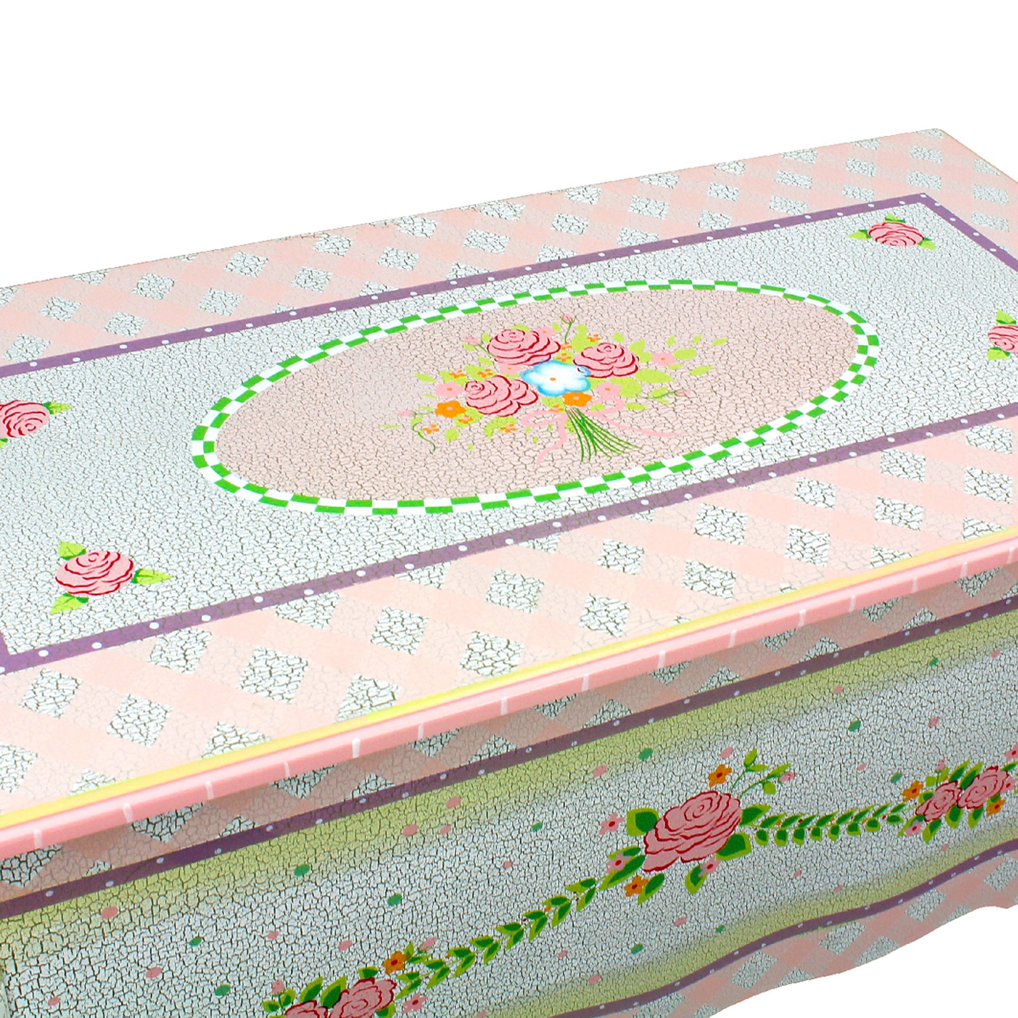 Fantasy Fields - Toy Furniture -Crackled Rose Toy Chest