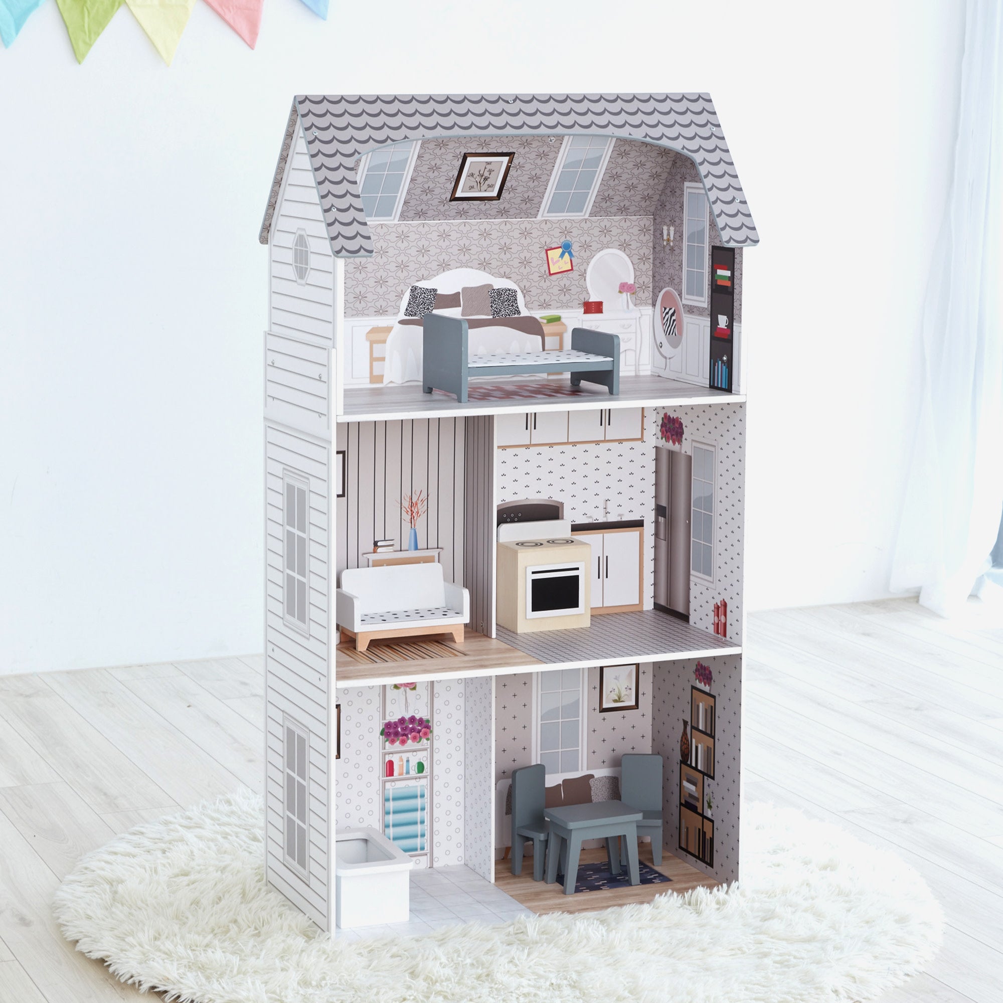 Olivia's Little World -Open Space Modern Dollhouse