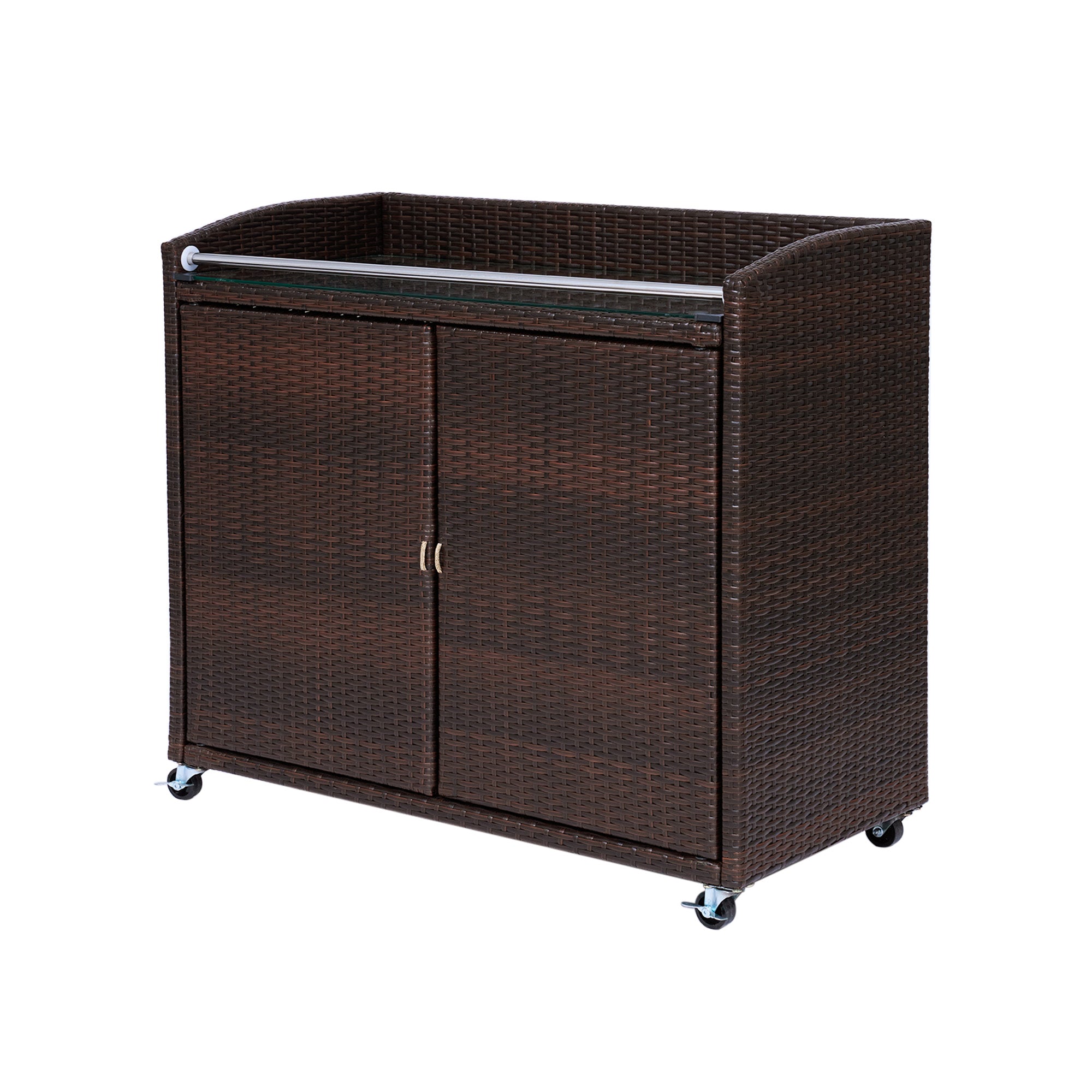 Teamson Home Veronica Portable Outdoor Bar Cart