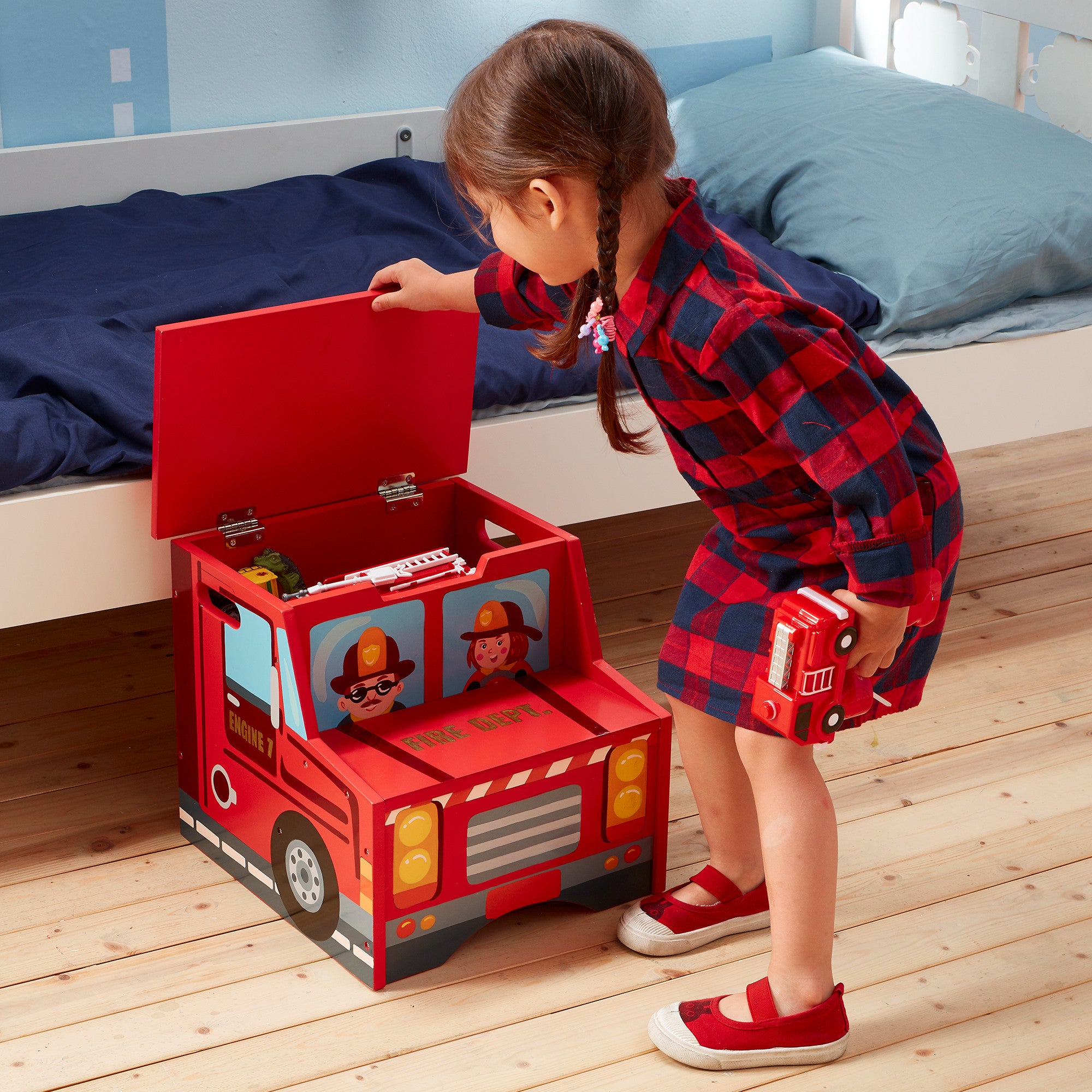 Fantasy Fields - Toy Furniture -Little Fire Fighters Step Stool