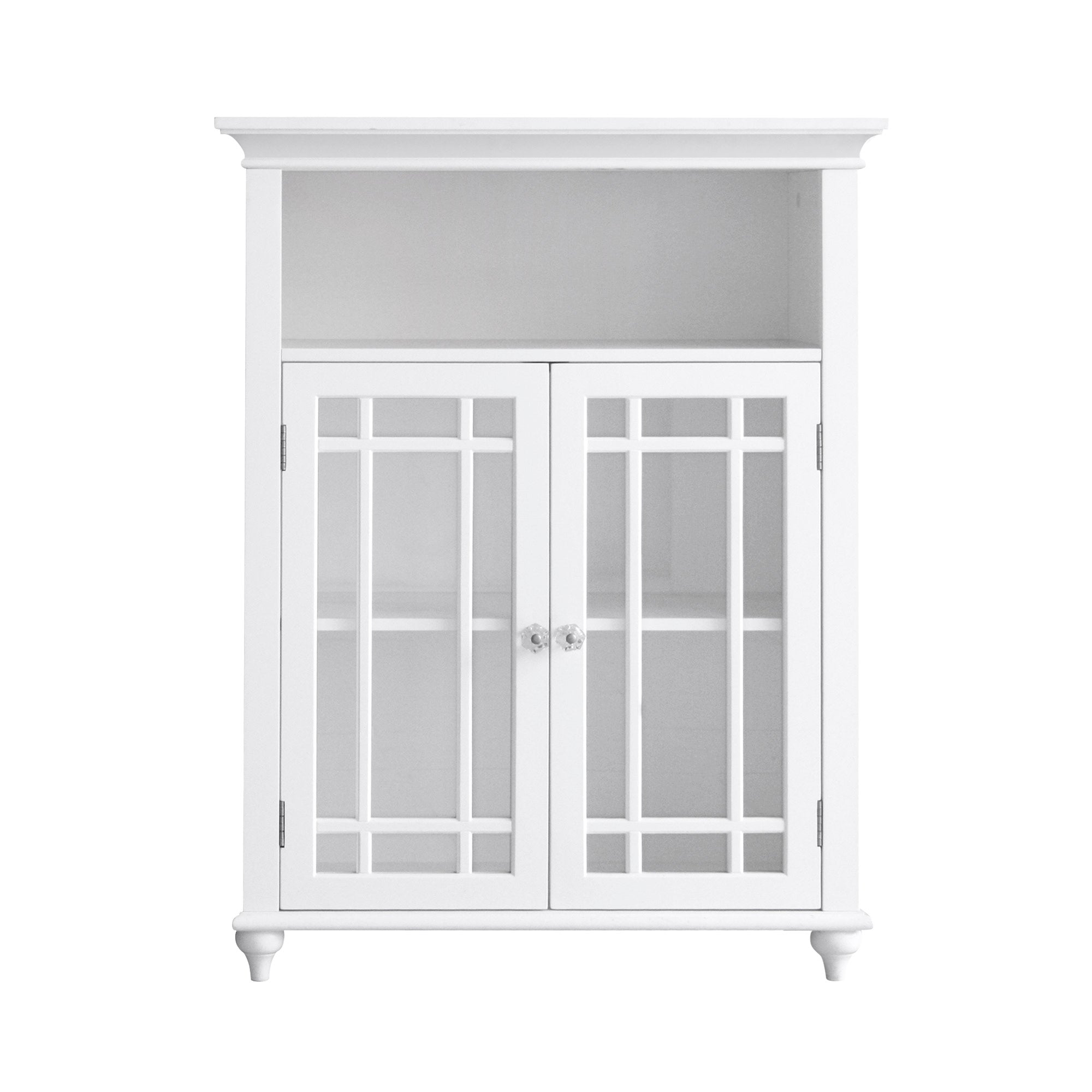 Teamson Home Craftsman Style Double Door Storage Floor Cabinet