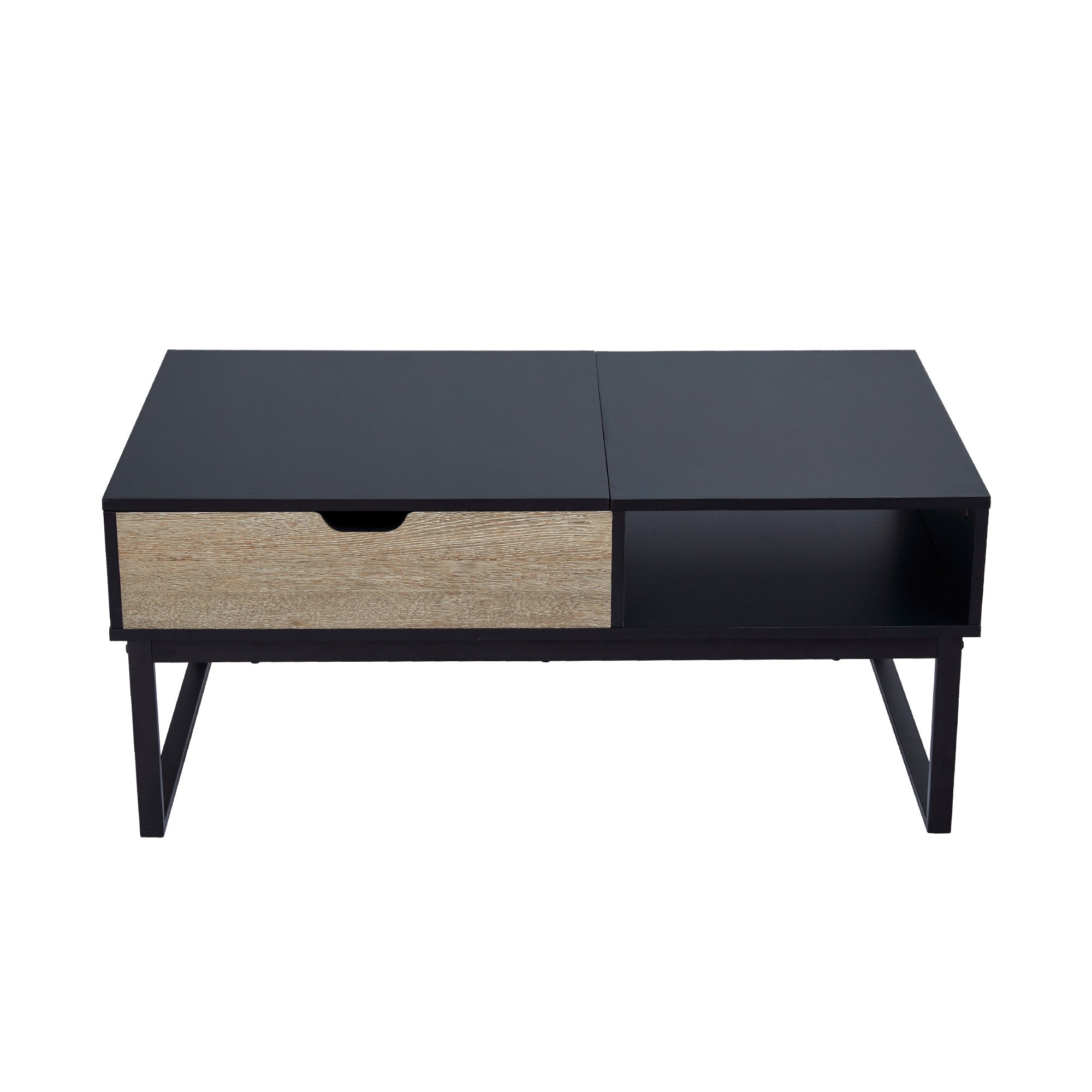 Teamson Home - Lift Top Coffee Table with Storage and Metal Legs