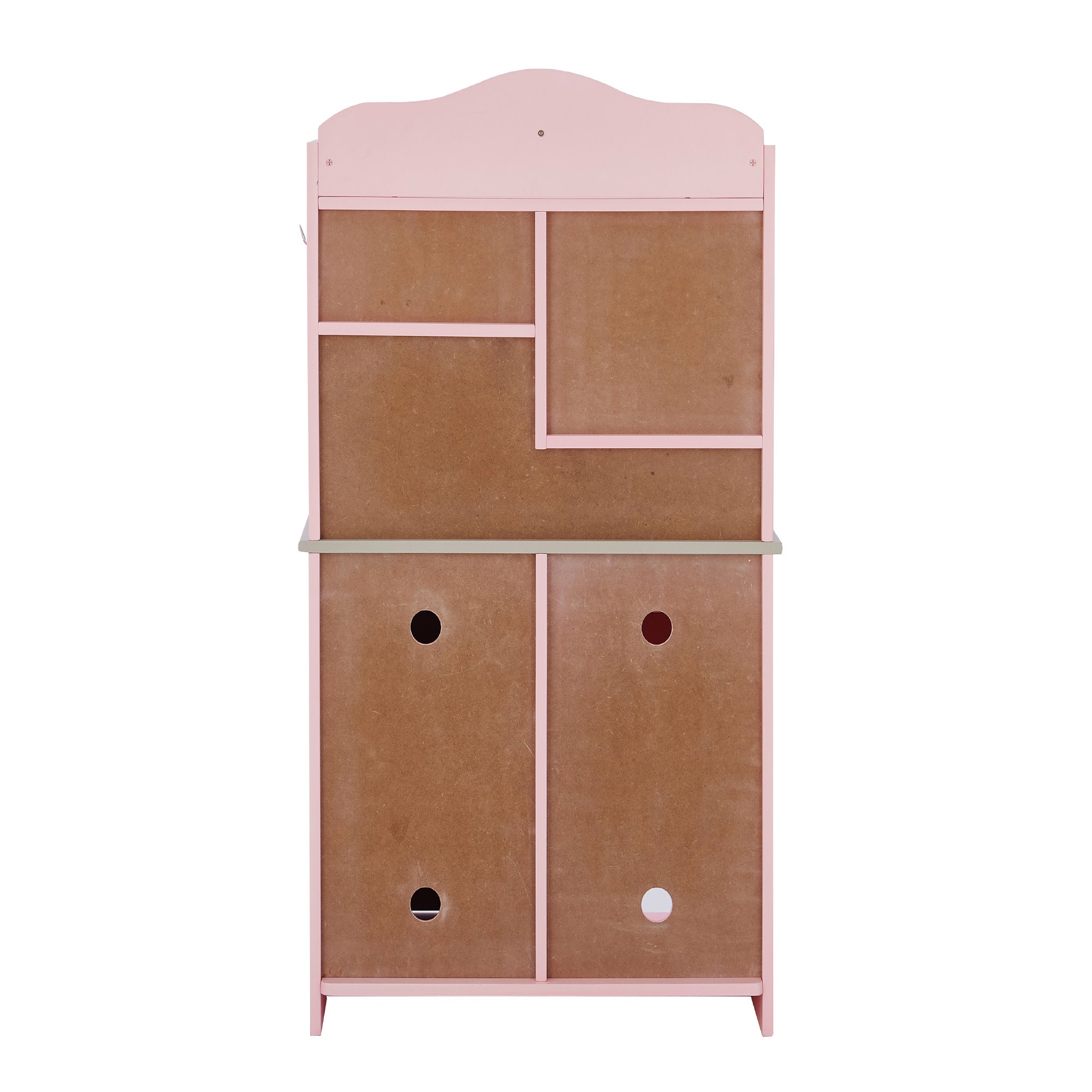 Teamson Kids Little Chef Florence Classic Play Kitchen, Pink/Gray